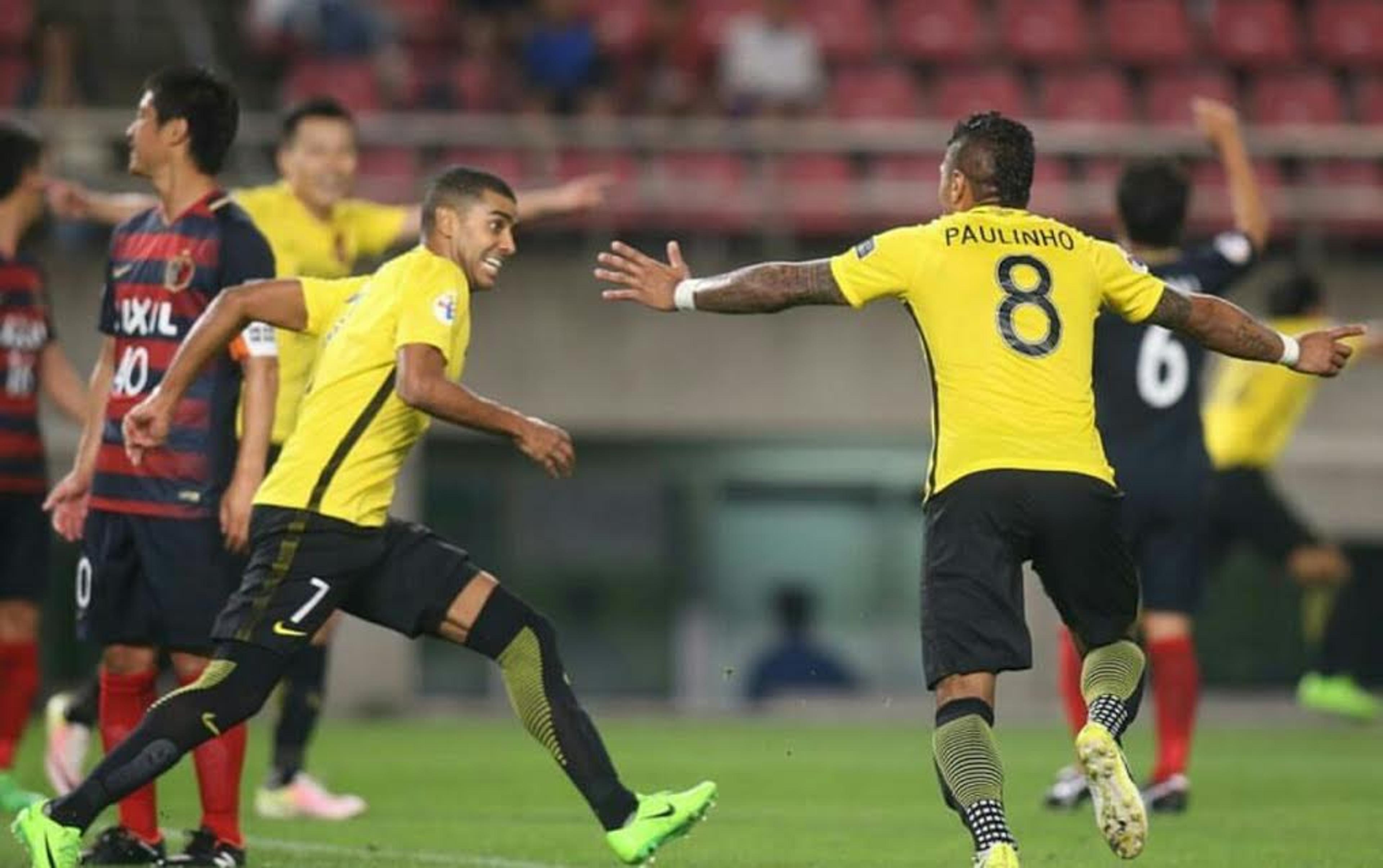 Com gol de Alan, Guangzhou empata com Shanghai SIPG; Gil e Tardelli também marcam na China