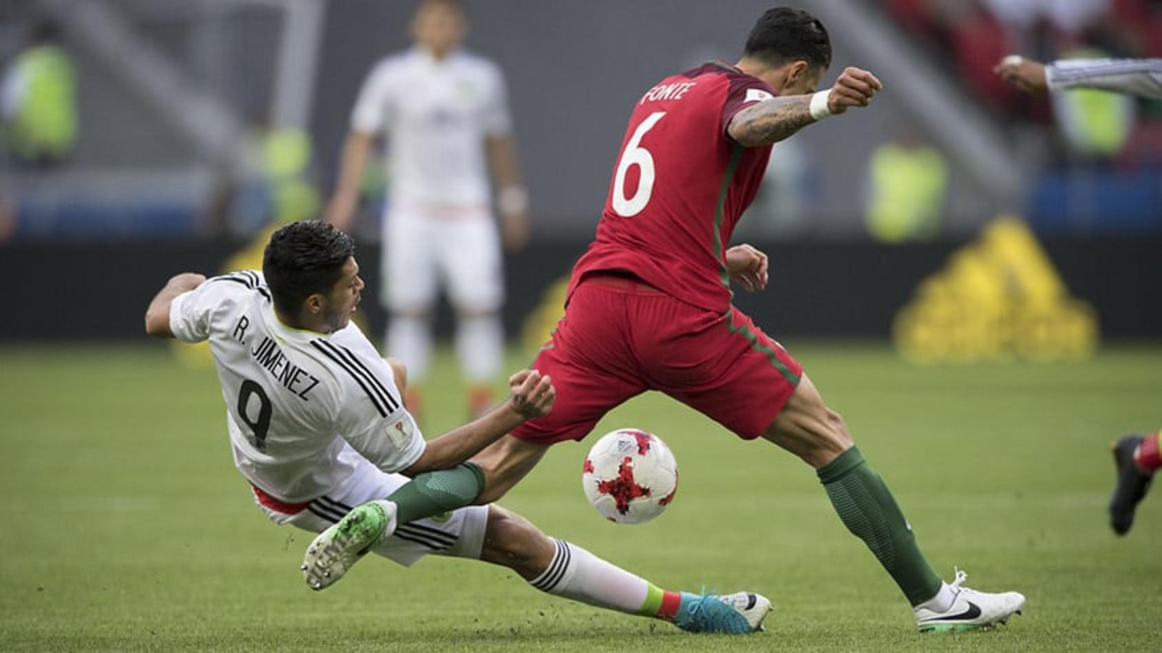 Em jogo agitado, México marca no fim e empata com Portugal