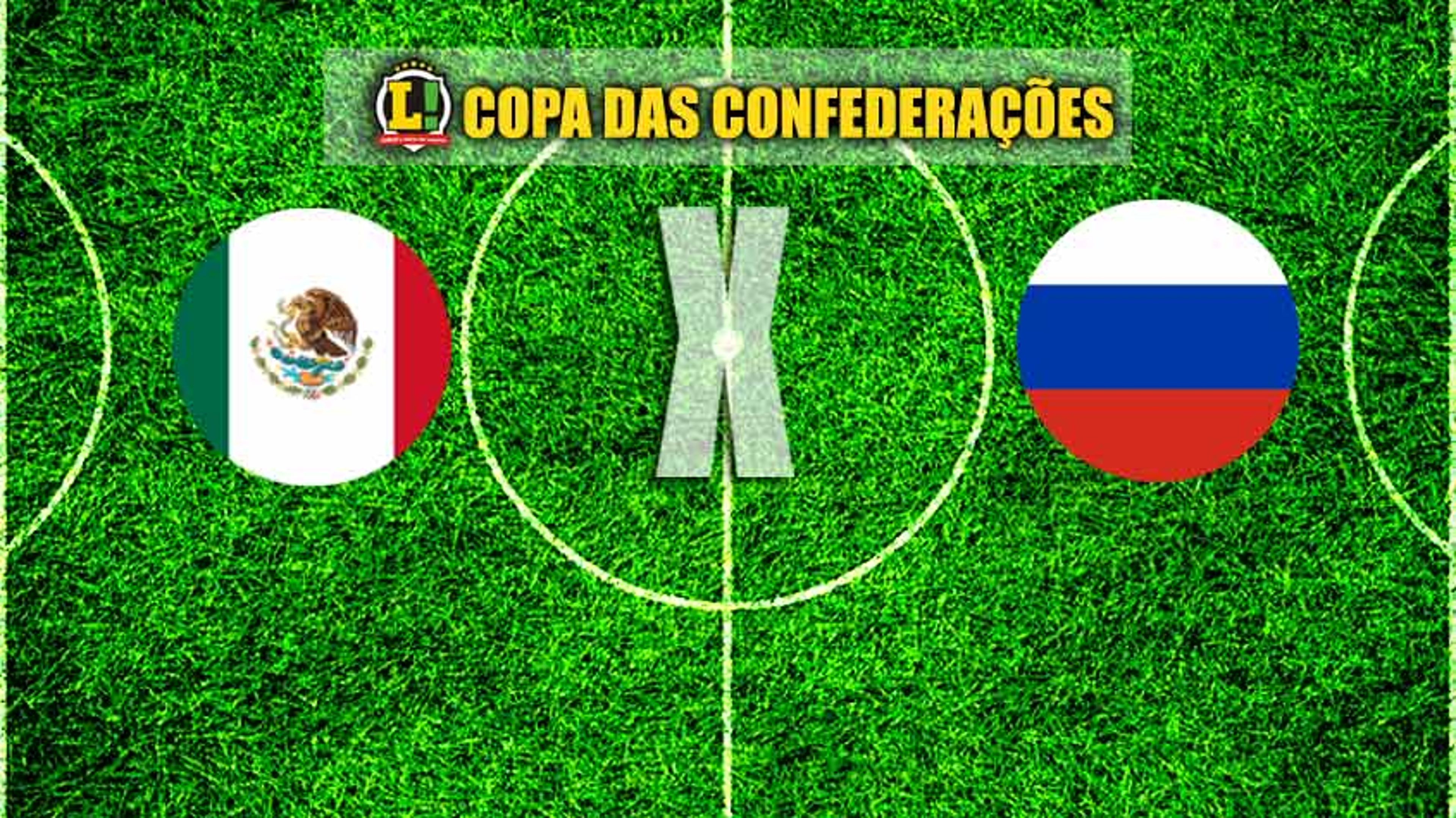 México encara a Rússia em jogo decisivo da Copa das Confederações