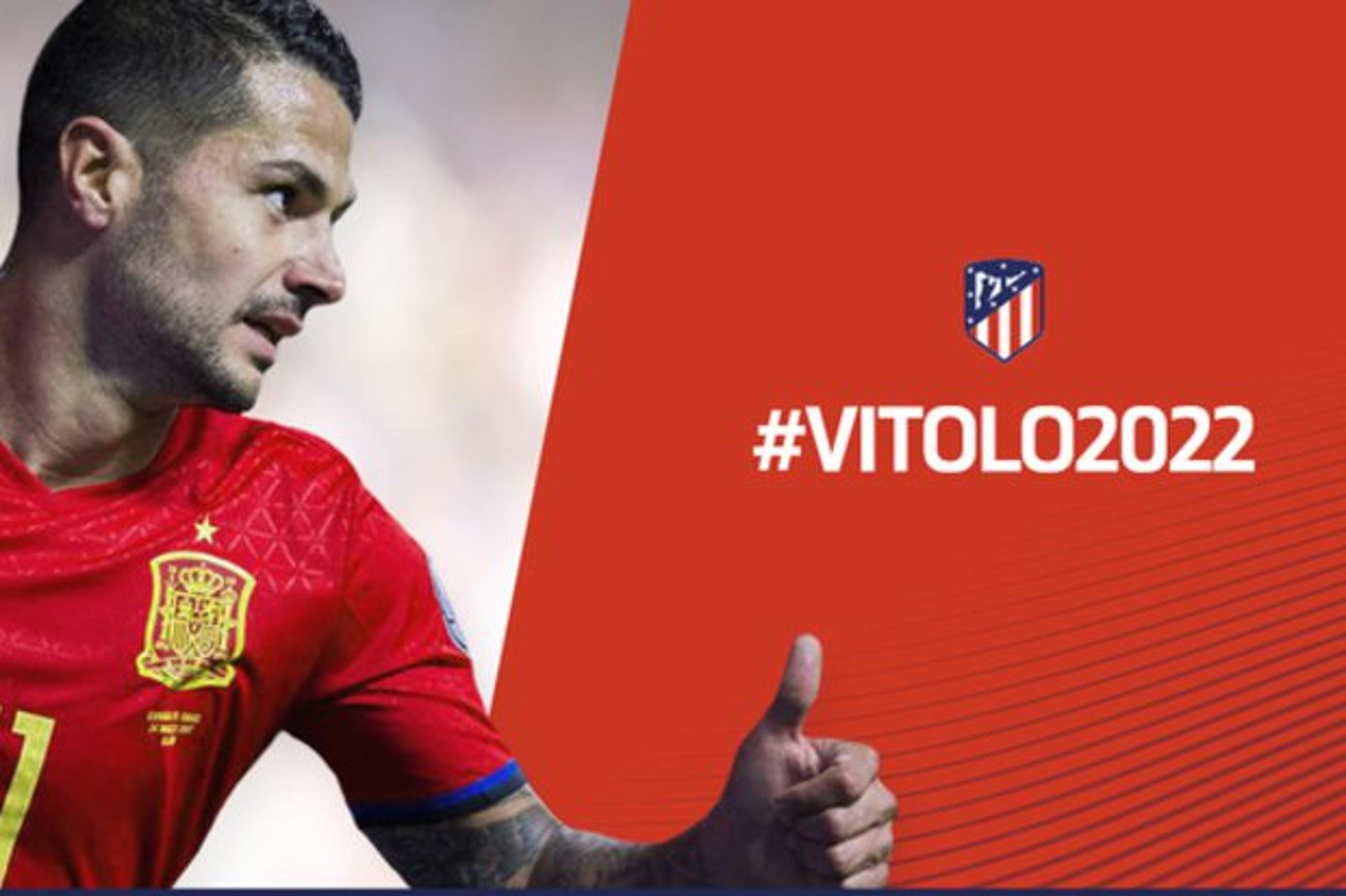 Atlético de Madrid anuncia a chegada de Vitolo, ex-Sevilla