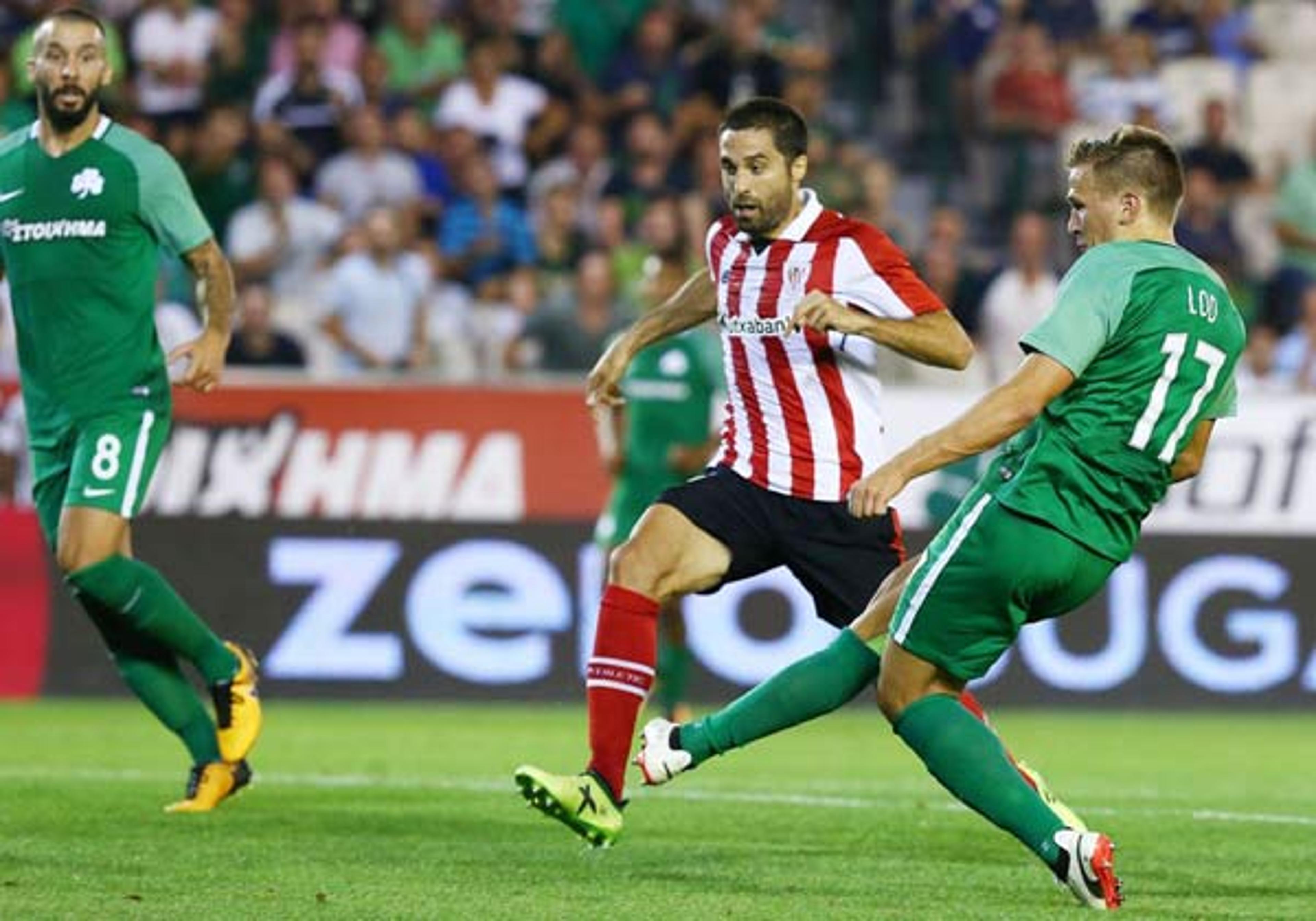 Athletic Bilbao vira na Grécia e tem grande vantagem na Liga Europa