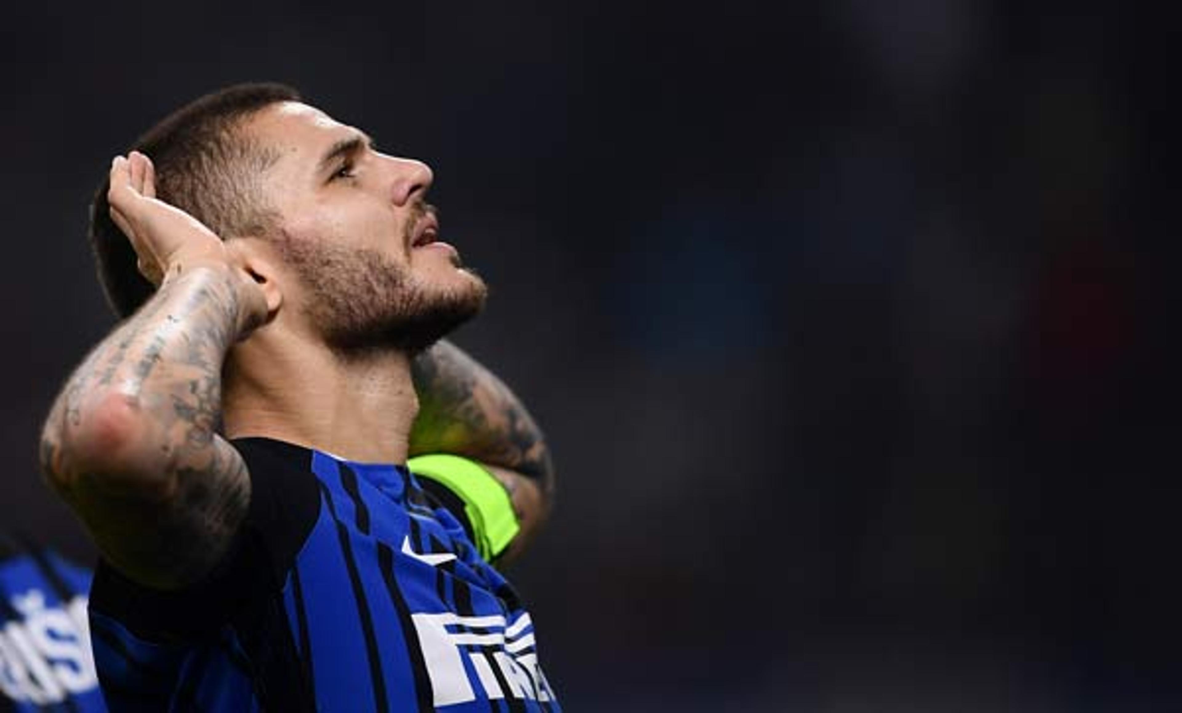 Em grande jogo, Icardi faz três, e Inter bate o Milan em dia de recorde