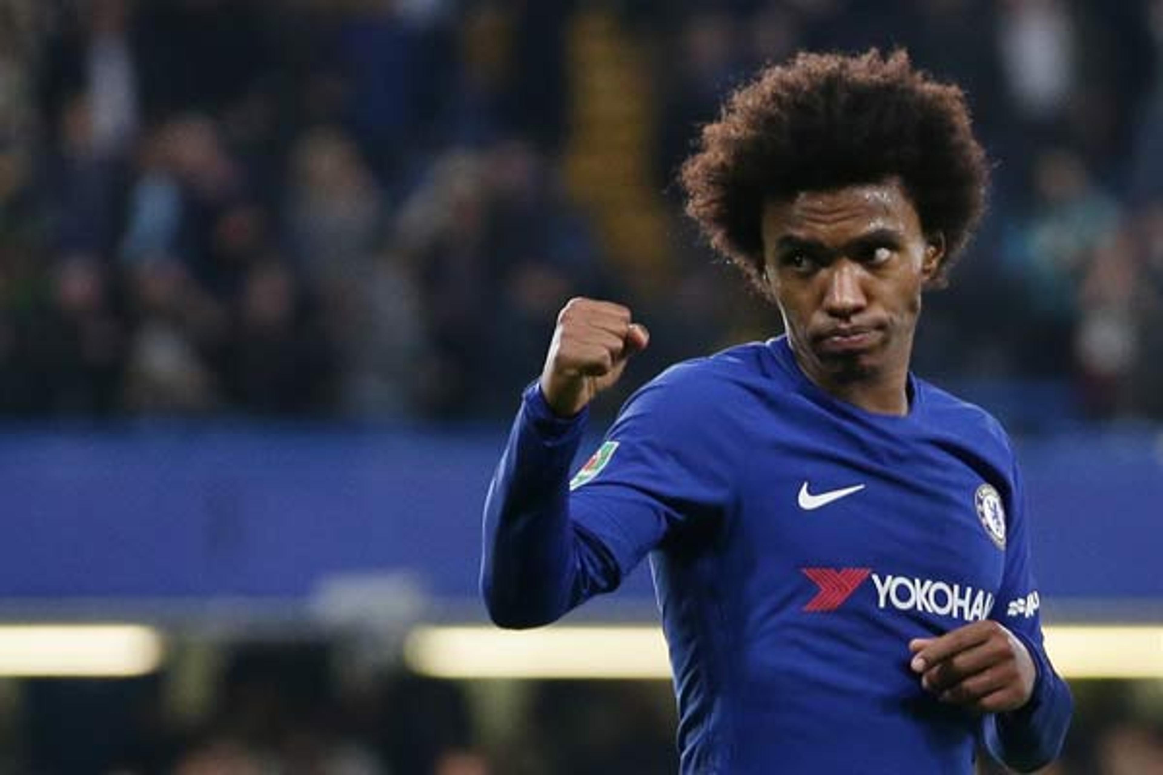 Willian celebra gol e bom momento vivido no Chelsea e na Seleção