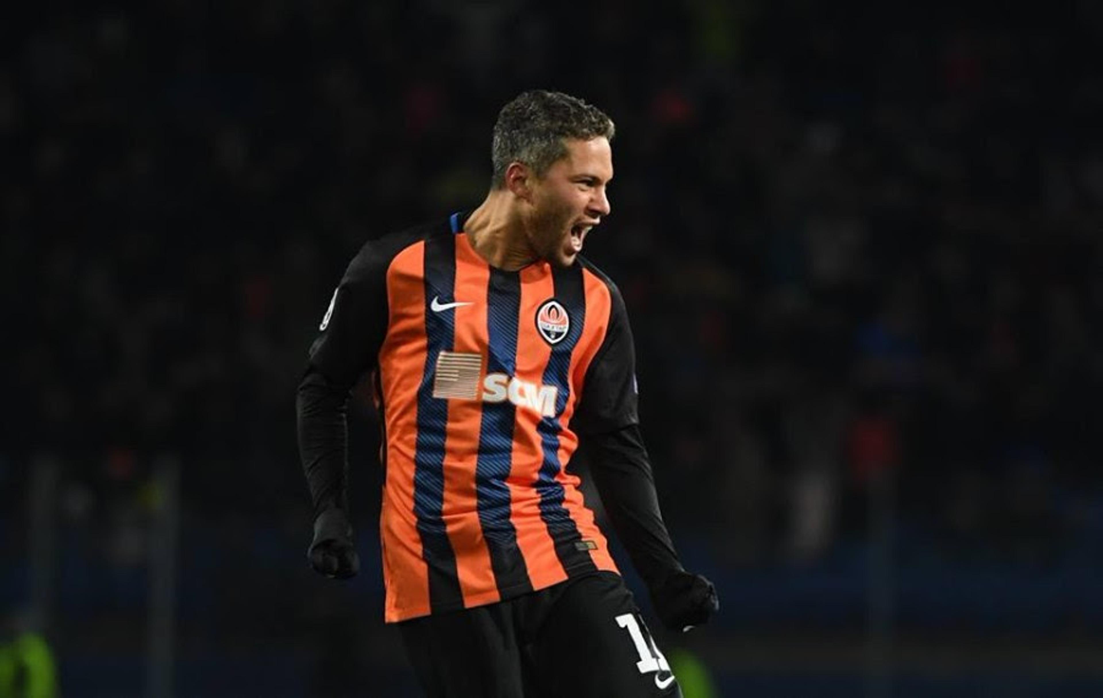 Marlos é eleito o melhor jogador do Shakhtar pelo segundo mês seguido