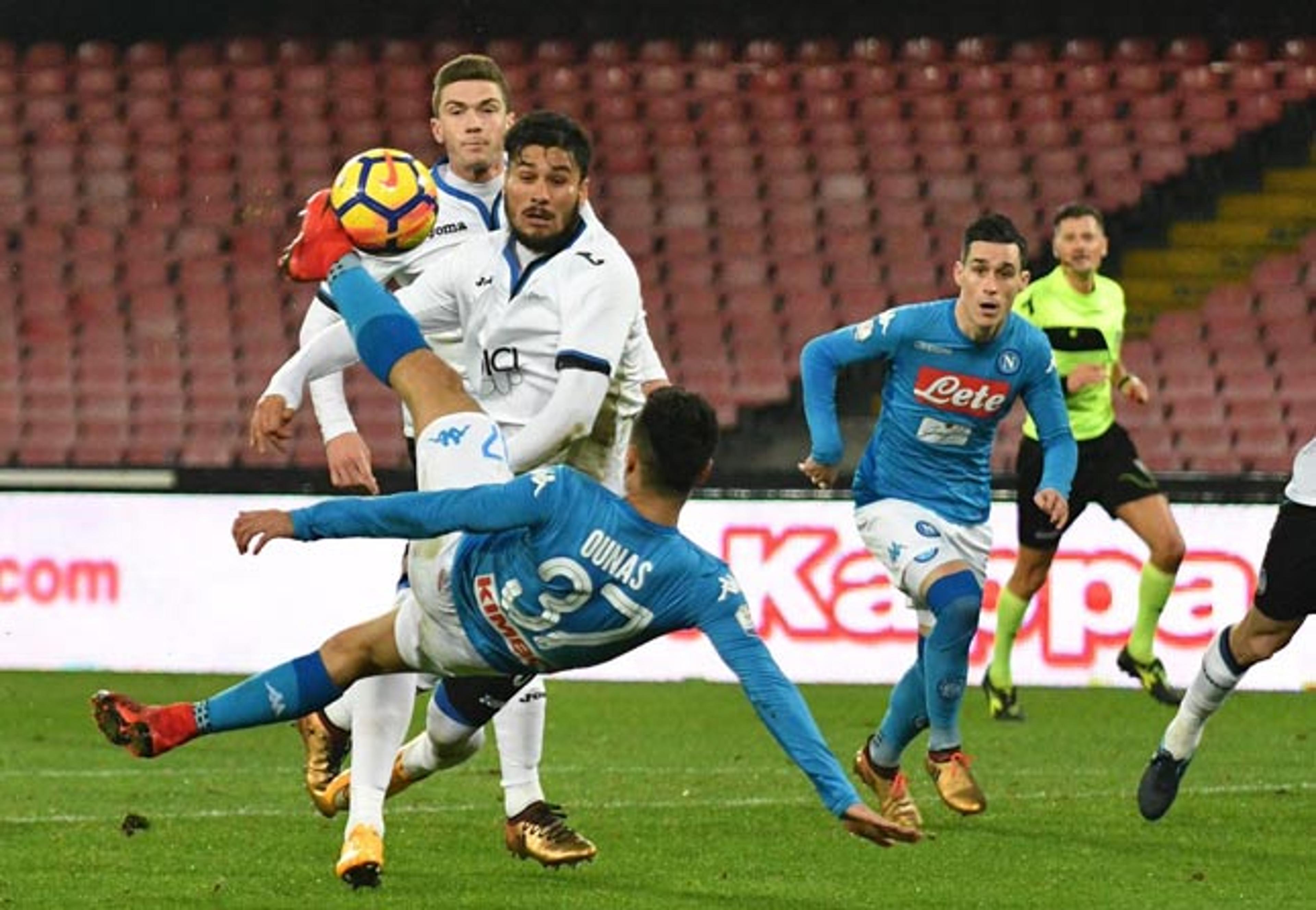 Atalanta surpreende, vence o Napoli e se classifica na Copa da Itália