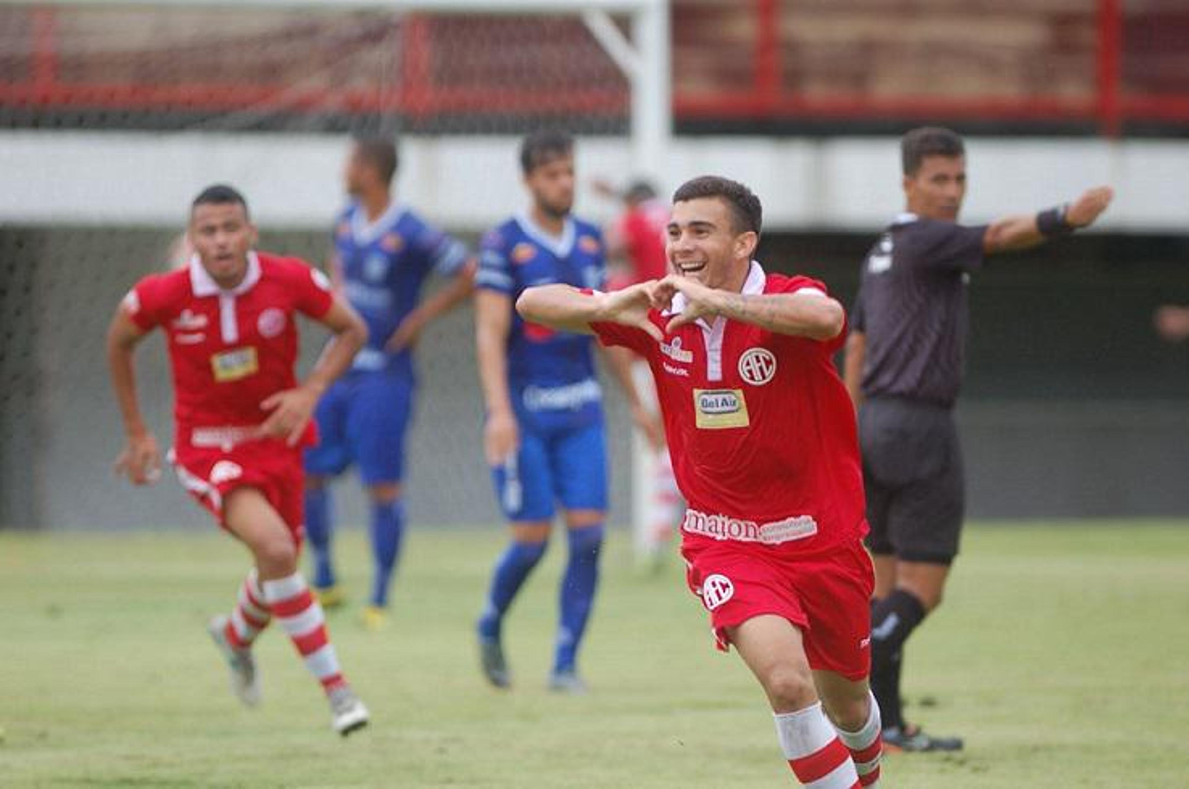 America goleia o Goytacaz e assume a segunda colocação no grupo X