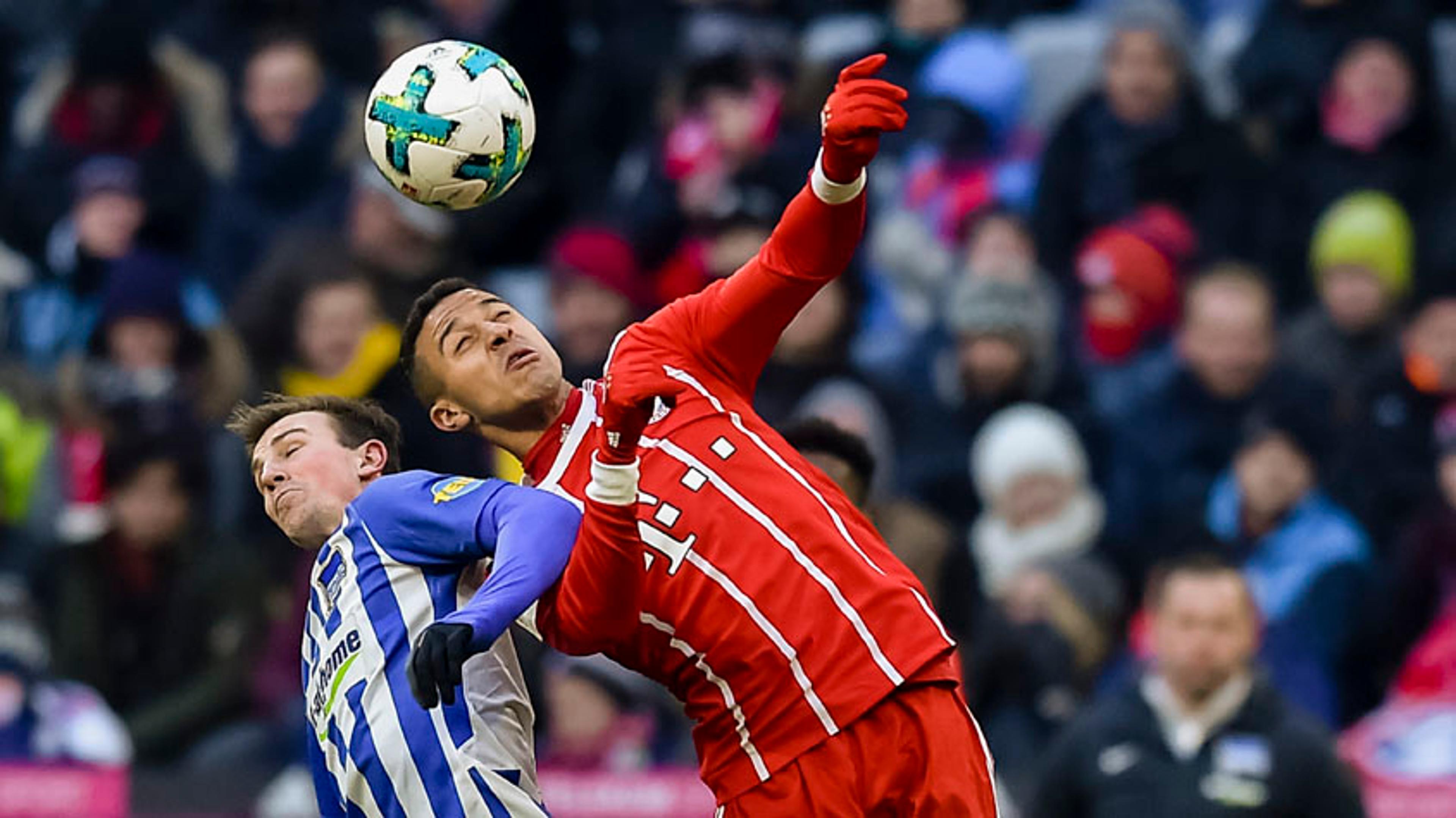 Hertha monta ferrolho e segura Bayern de Munique na Allianz Arena