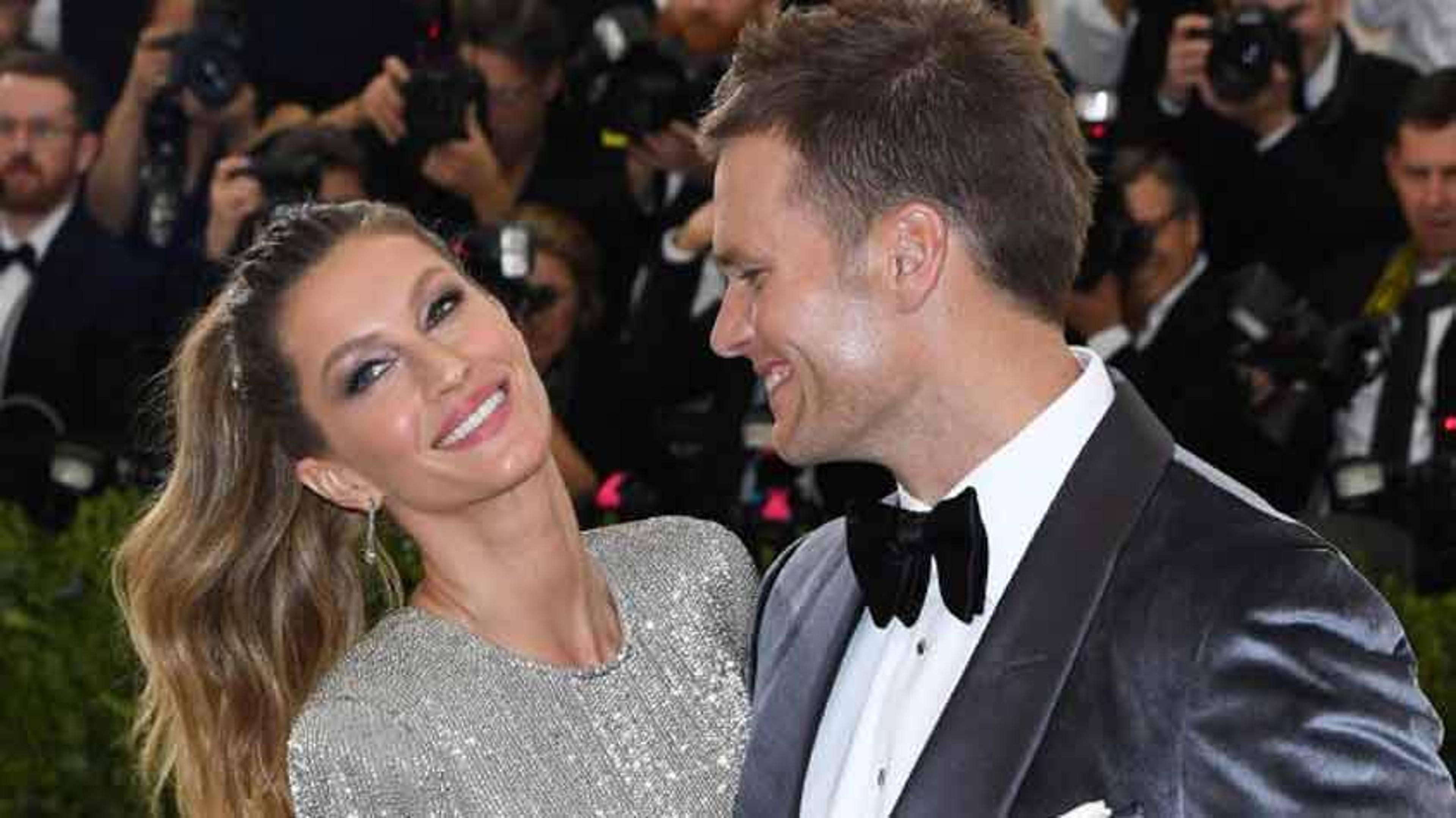 Tom Brady e Gisele Bundchen completam nove anos de casados