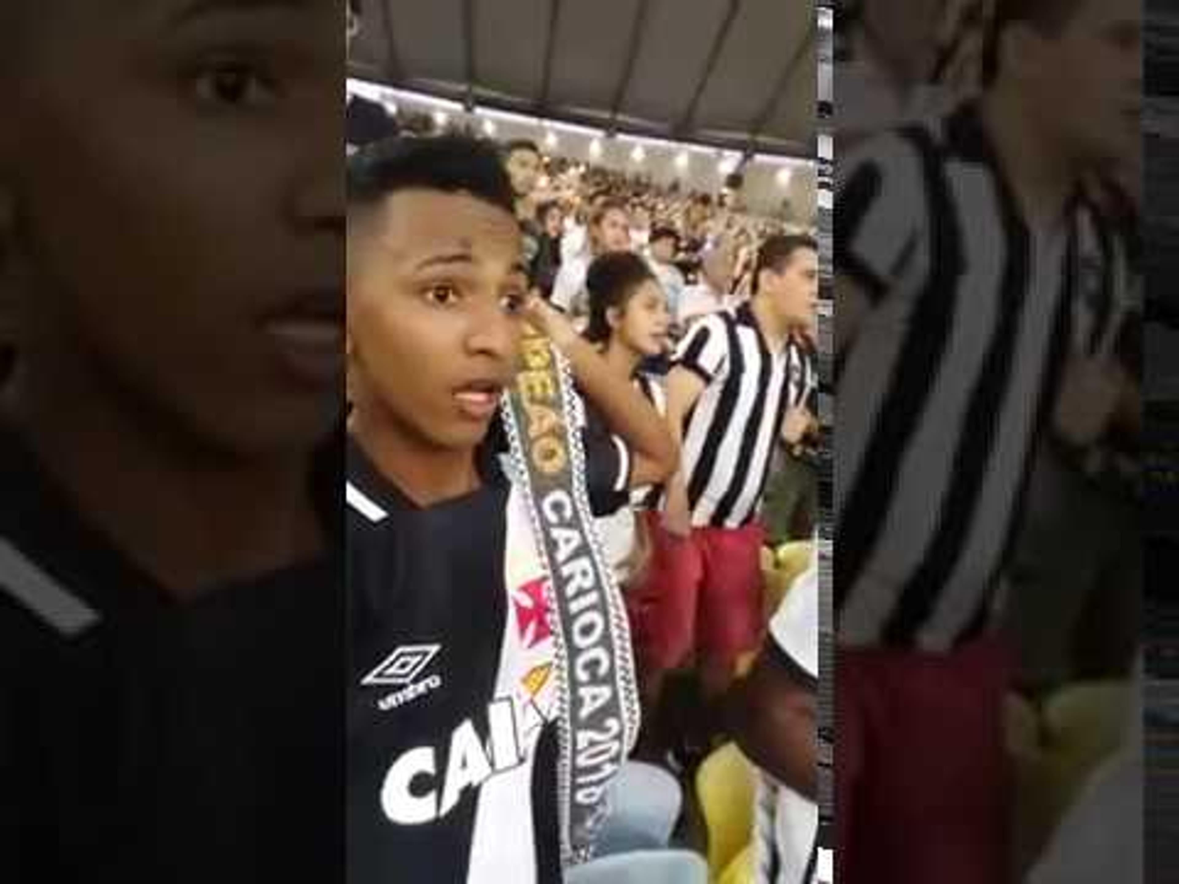 Torcedor do Vasco comemora título antes da hora e vídeo viraliza na web