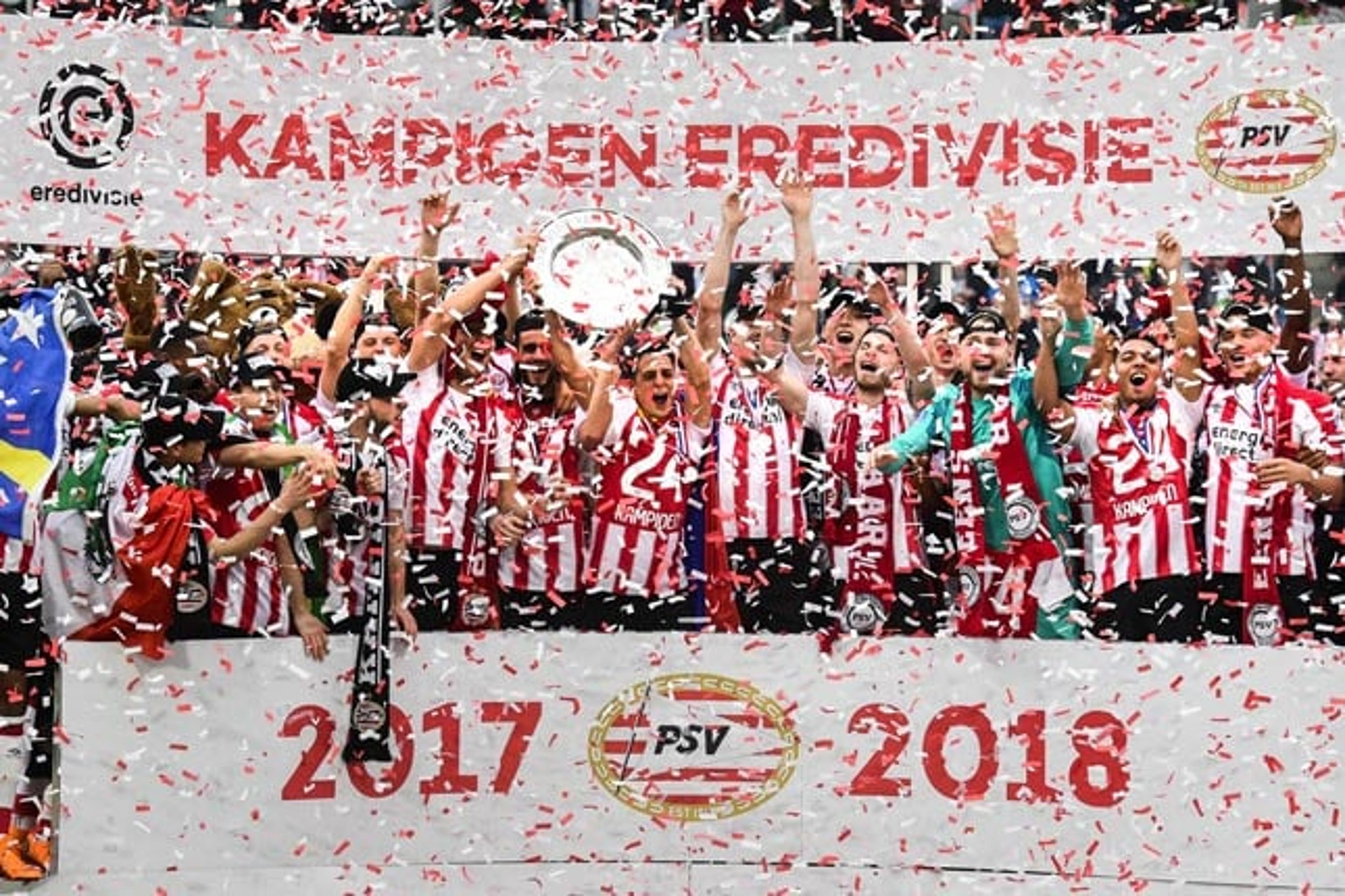 PSV bate o Ajax e conquista o seu 24º título do Campeonato Holandês