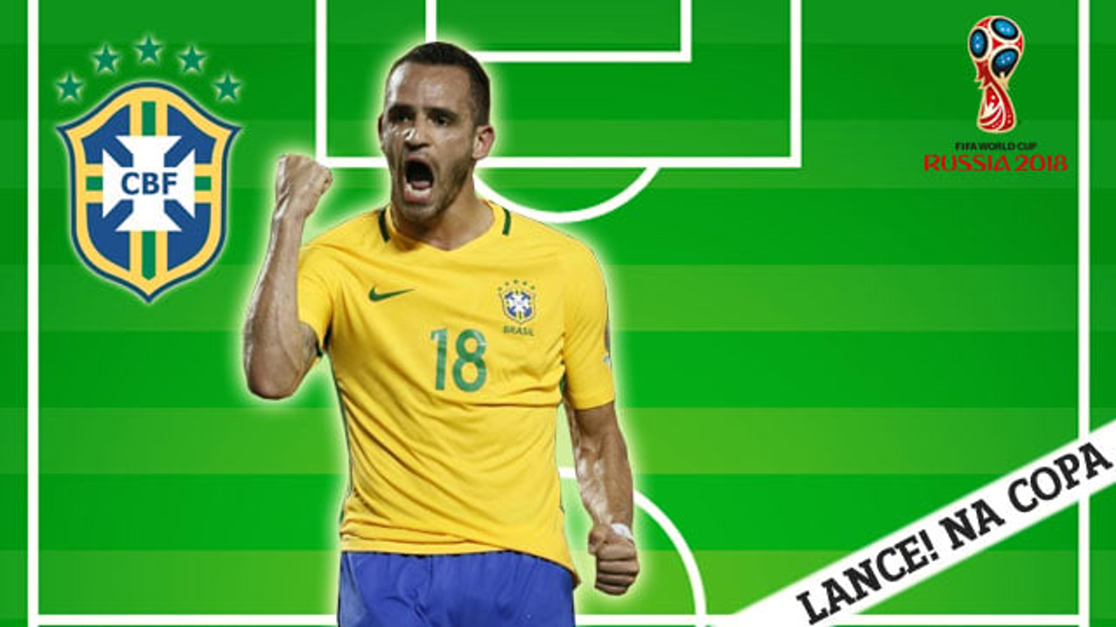 LANCE! NA COPA: Raio-X de Renato Augusto, meia do Brasil na Rússia 2018