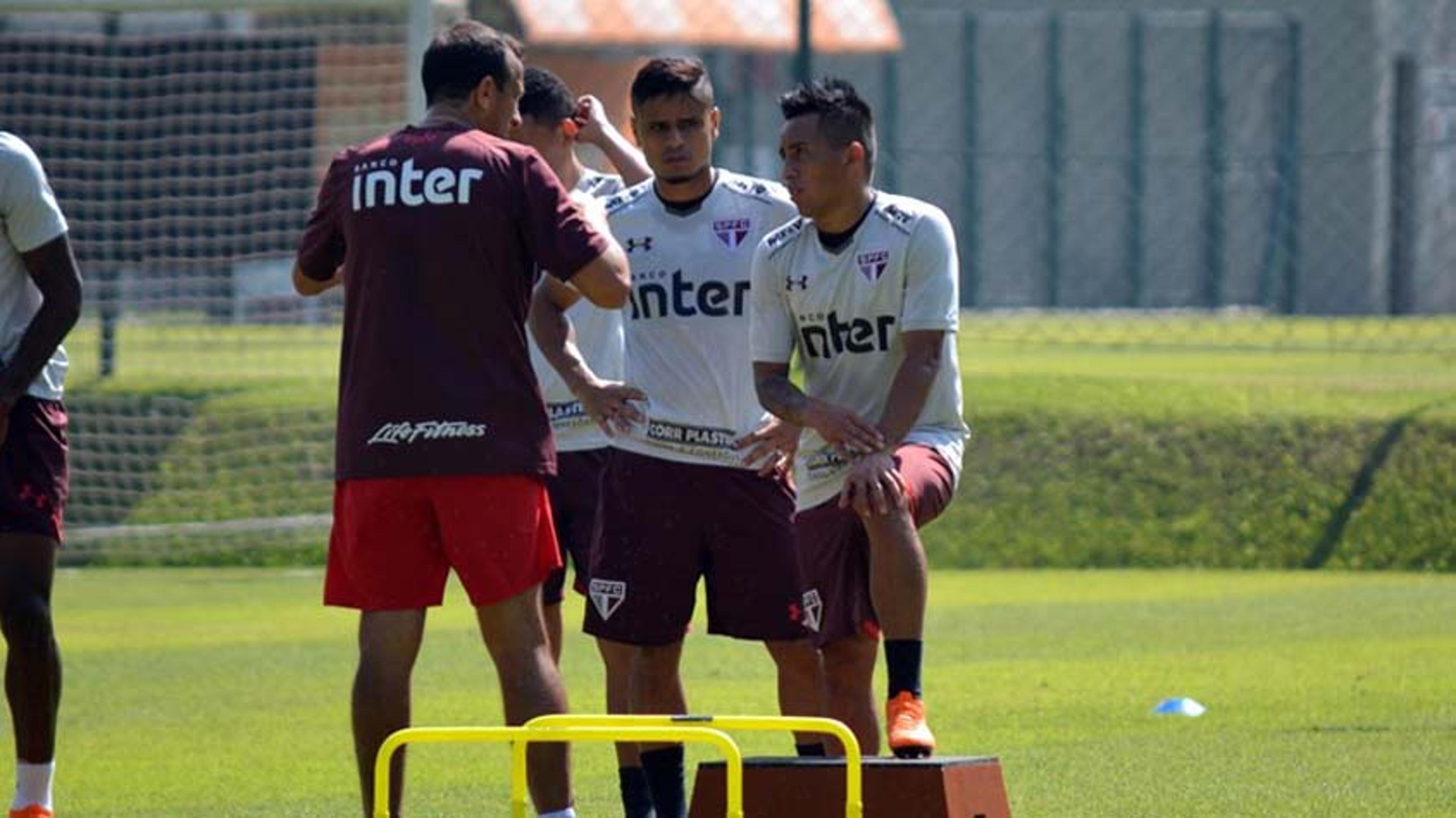 Everton e Militão voltam a trabalhar ao lado do elenco no São Paulo