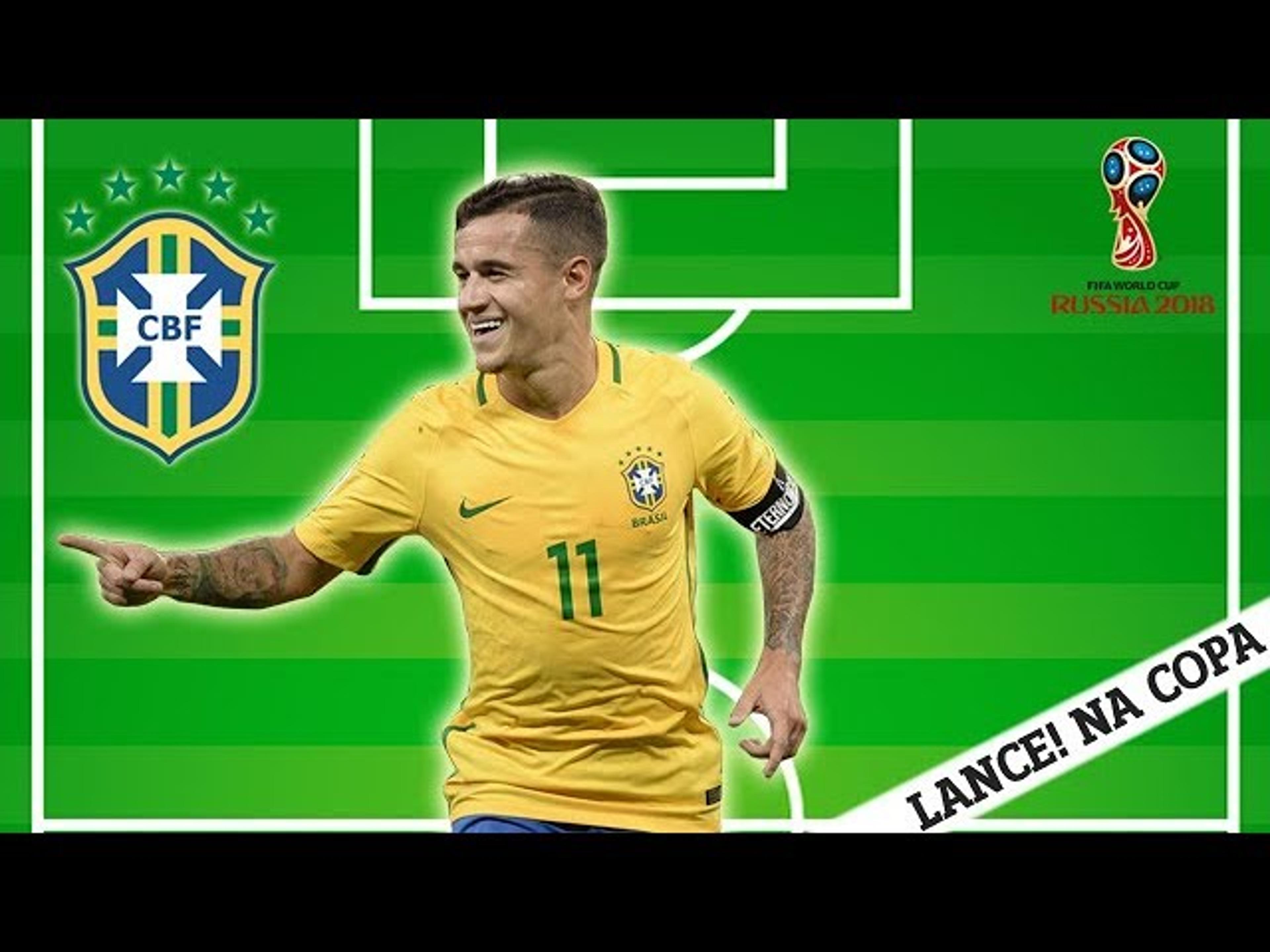 LANCE! NA COPA: Raio-X de Philippe Coutinho, meia do Brasil na Copa da Rússia 2018