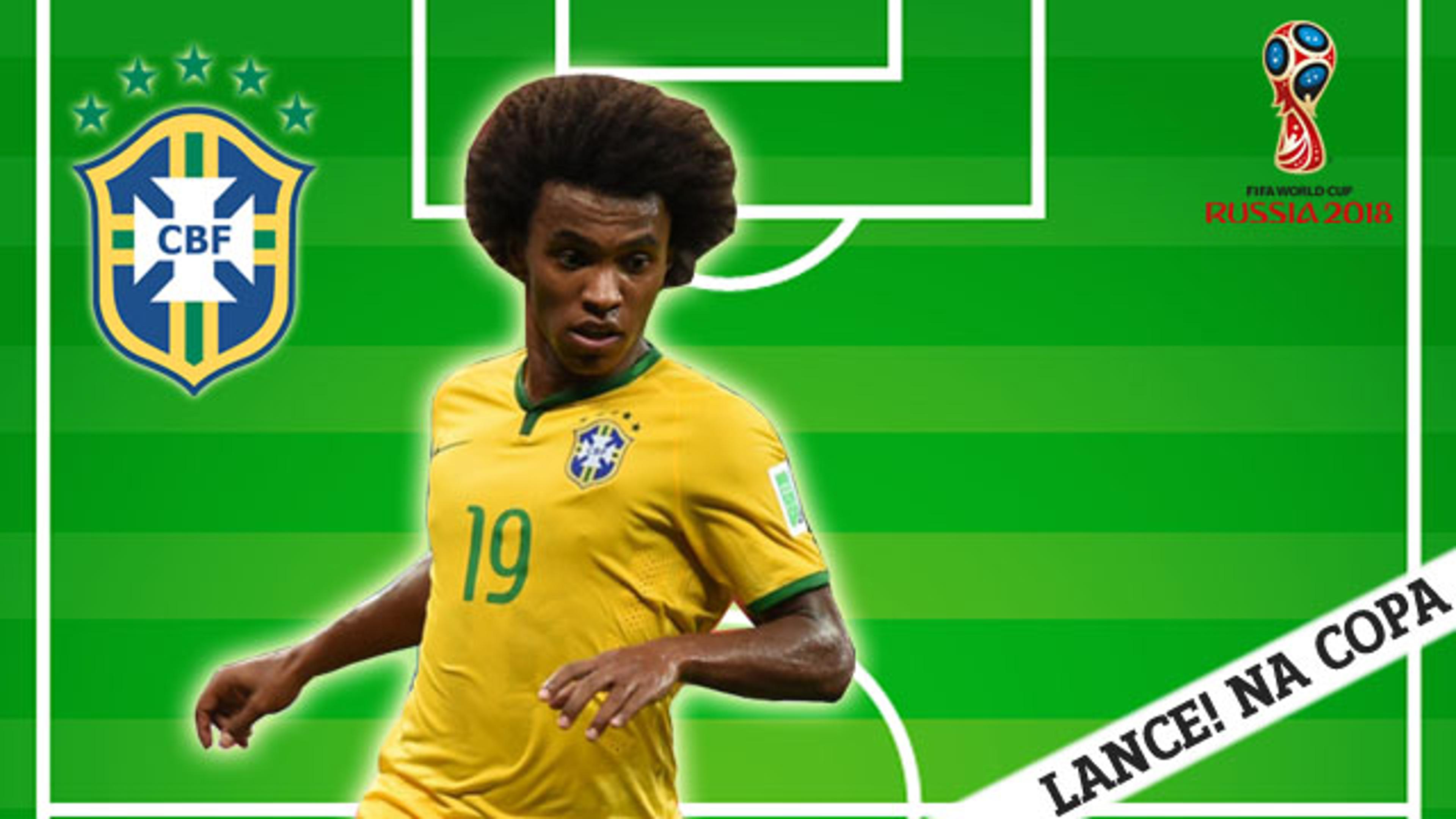 LANCE! NA COPA: Raio-X de Willian, meia do Brasil na Rússia 2018