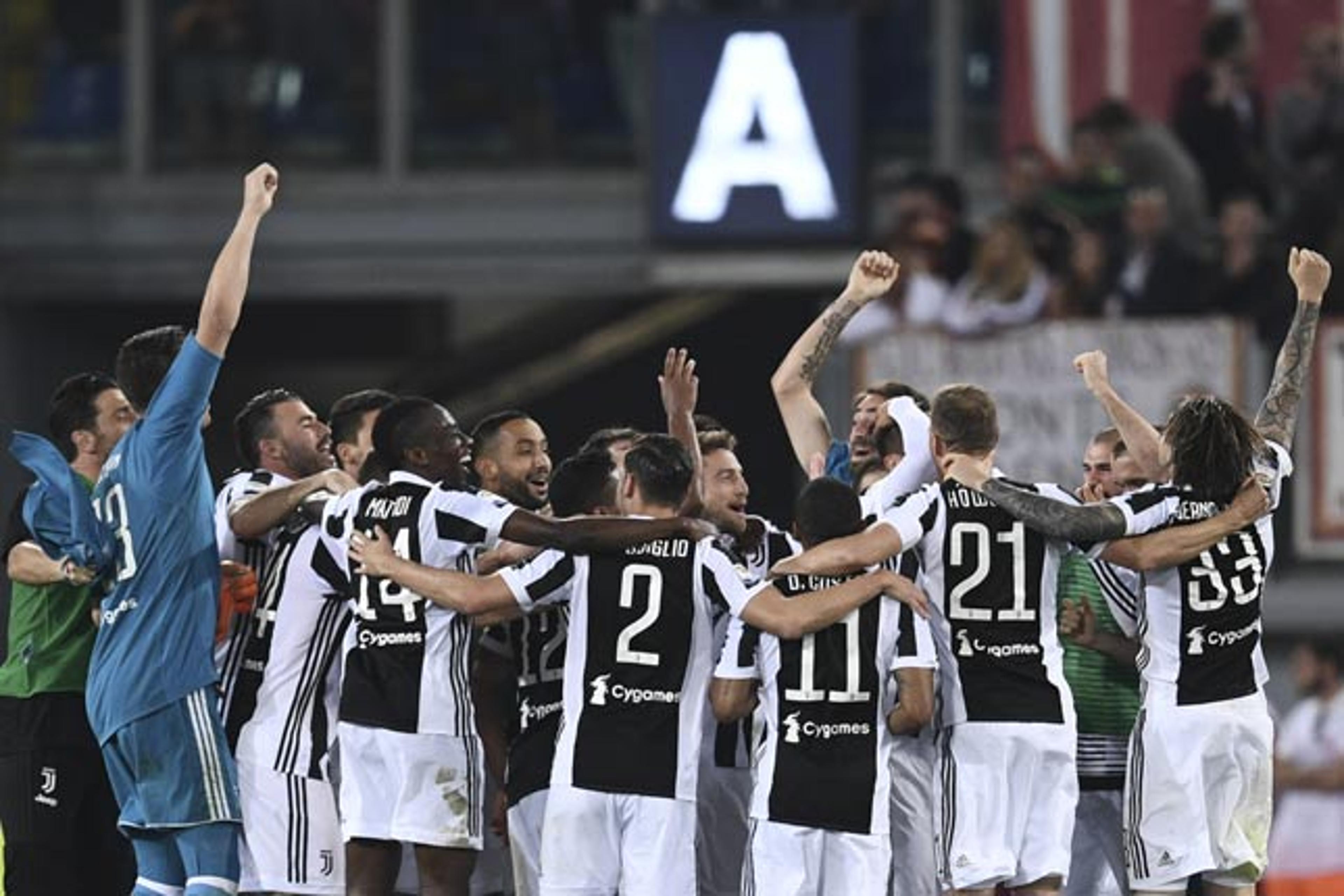 Juventus segura empate e conquista o sétimo título seguido do Italiano