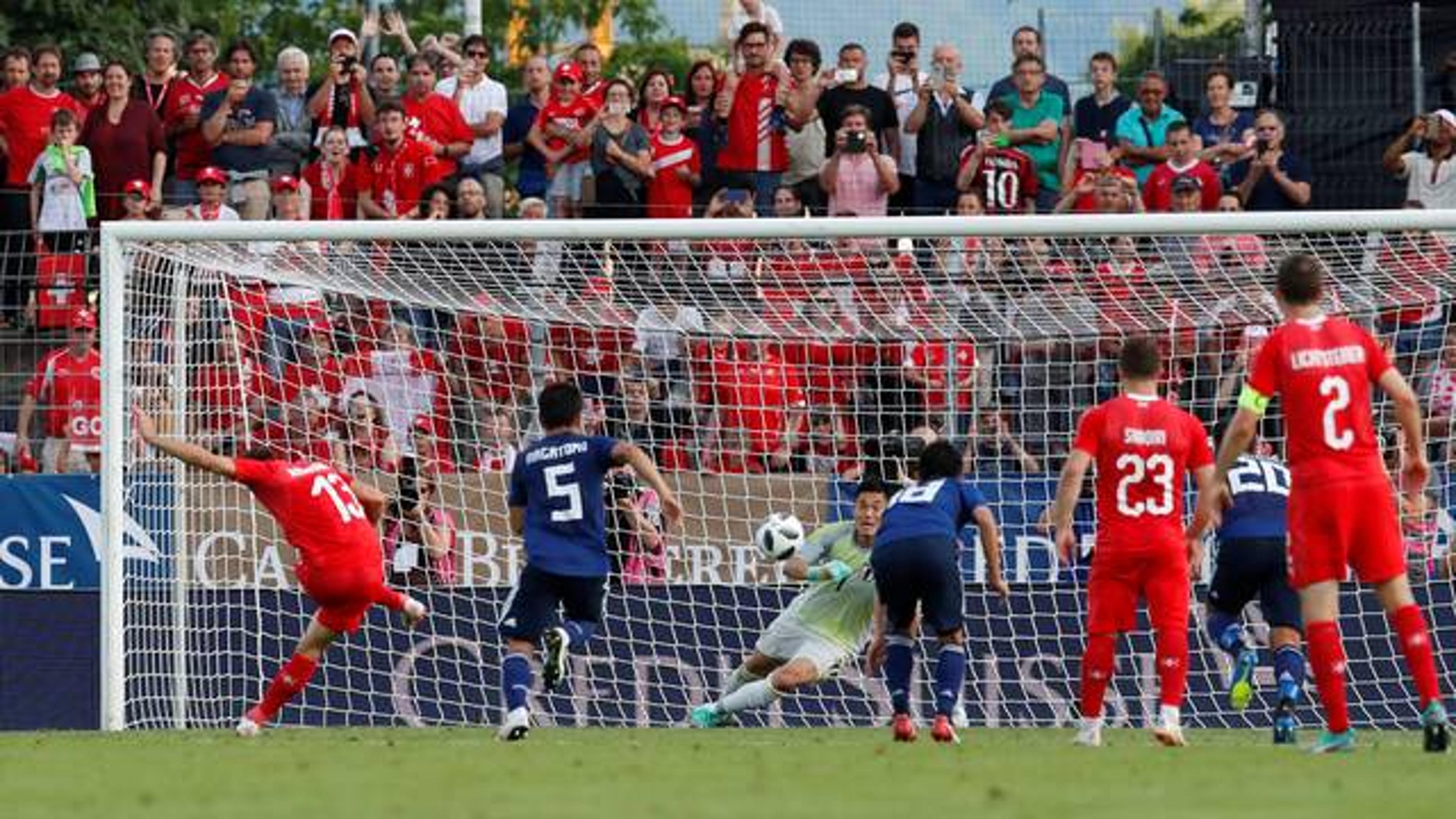 Suíça vence o Japão em último amistoso antes da Copa do Mundo