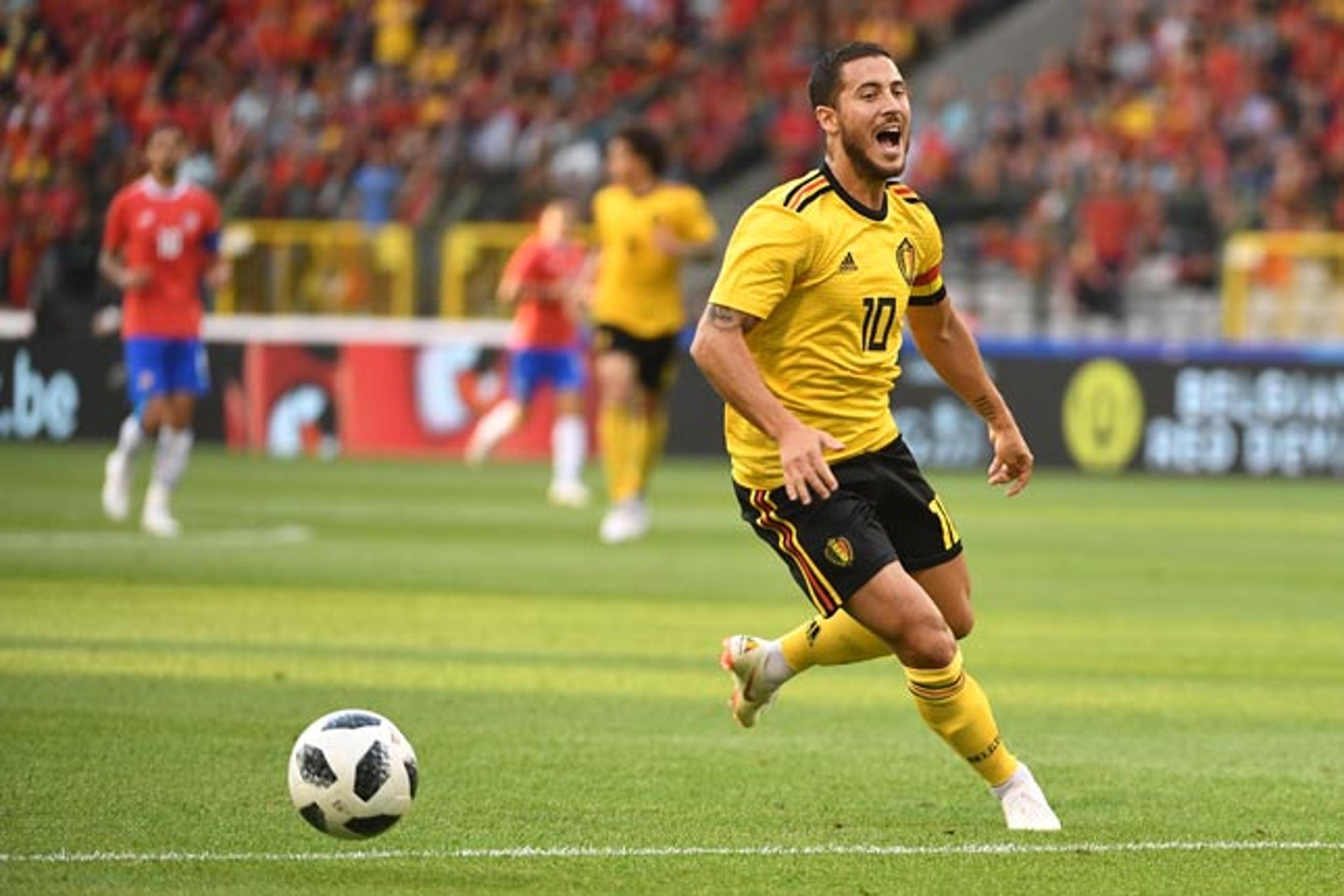 Hazard ‘prevê’ Bélgica campeã passando por Brasil e França