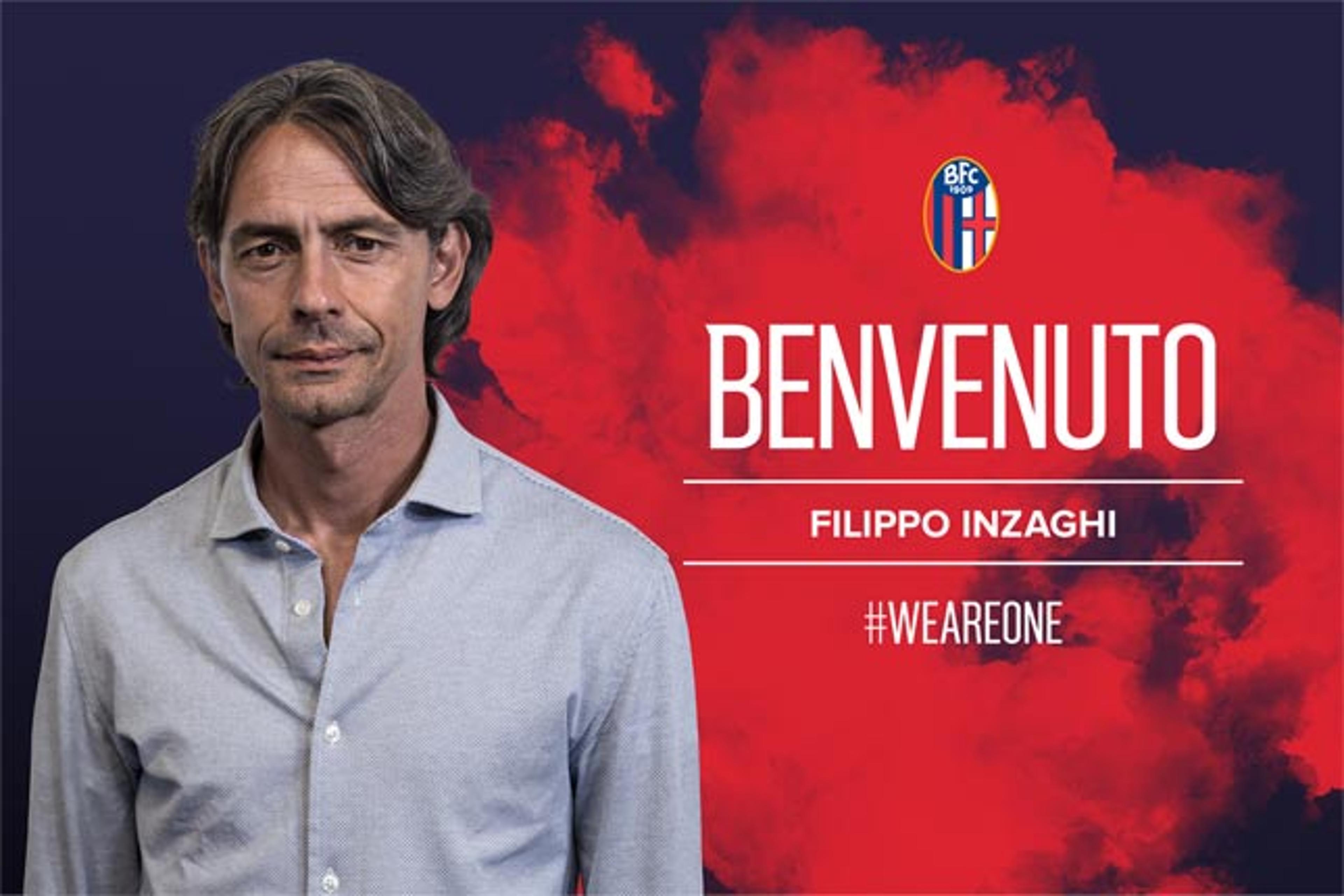 Até 2020! Filippo Inzaghi é o novo treinador do Bologna