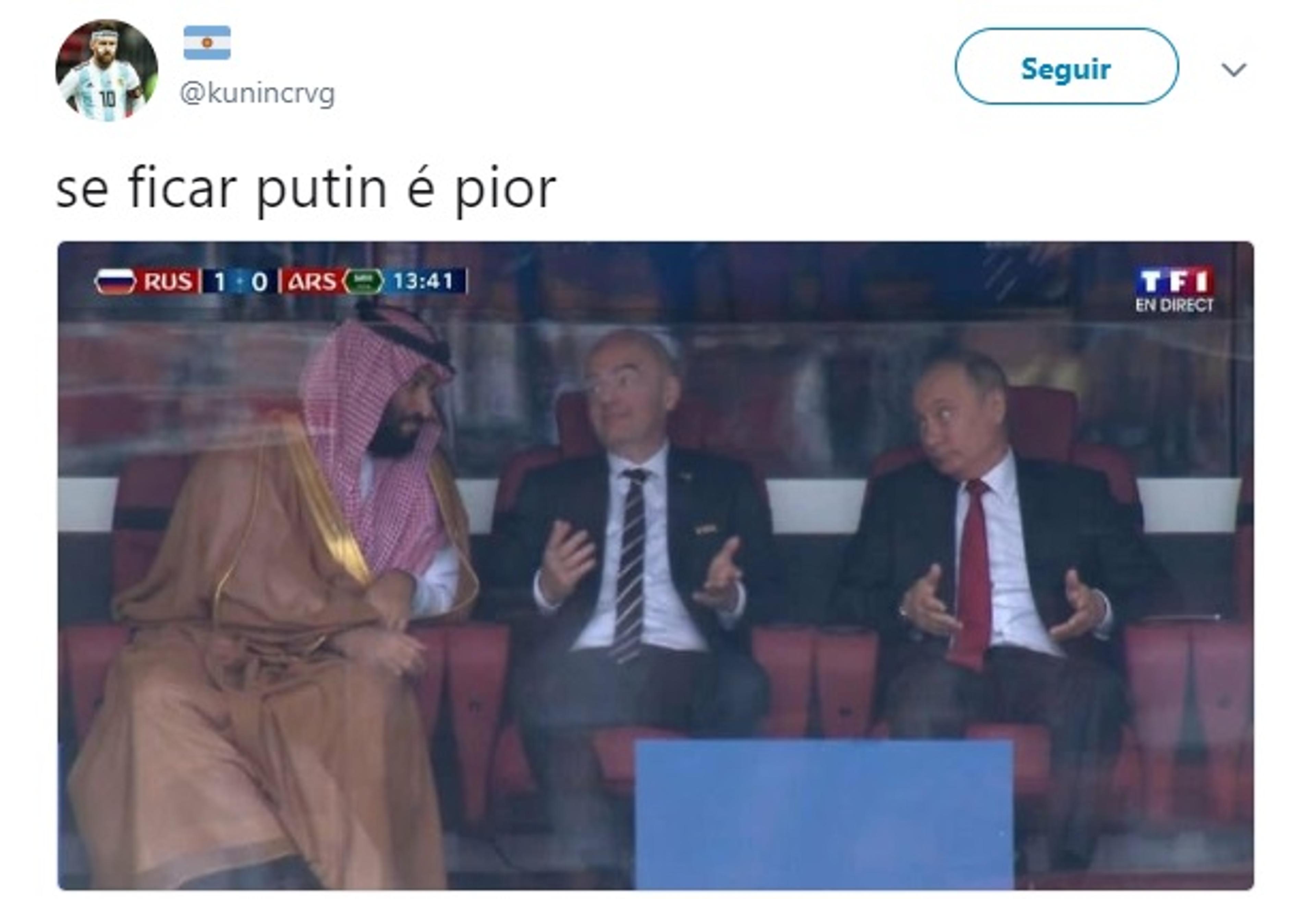 Se ficar Putin é pior! Cena entre autoridades ganha legendas na web