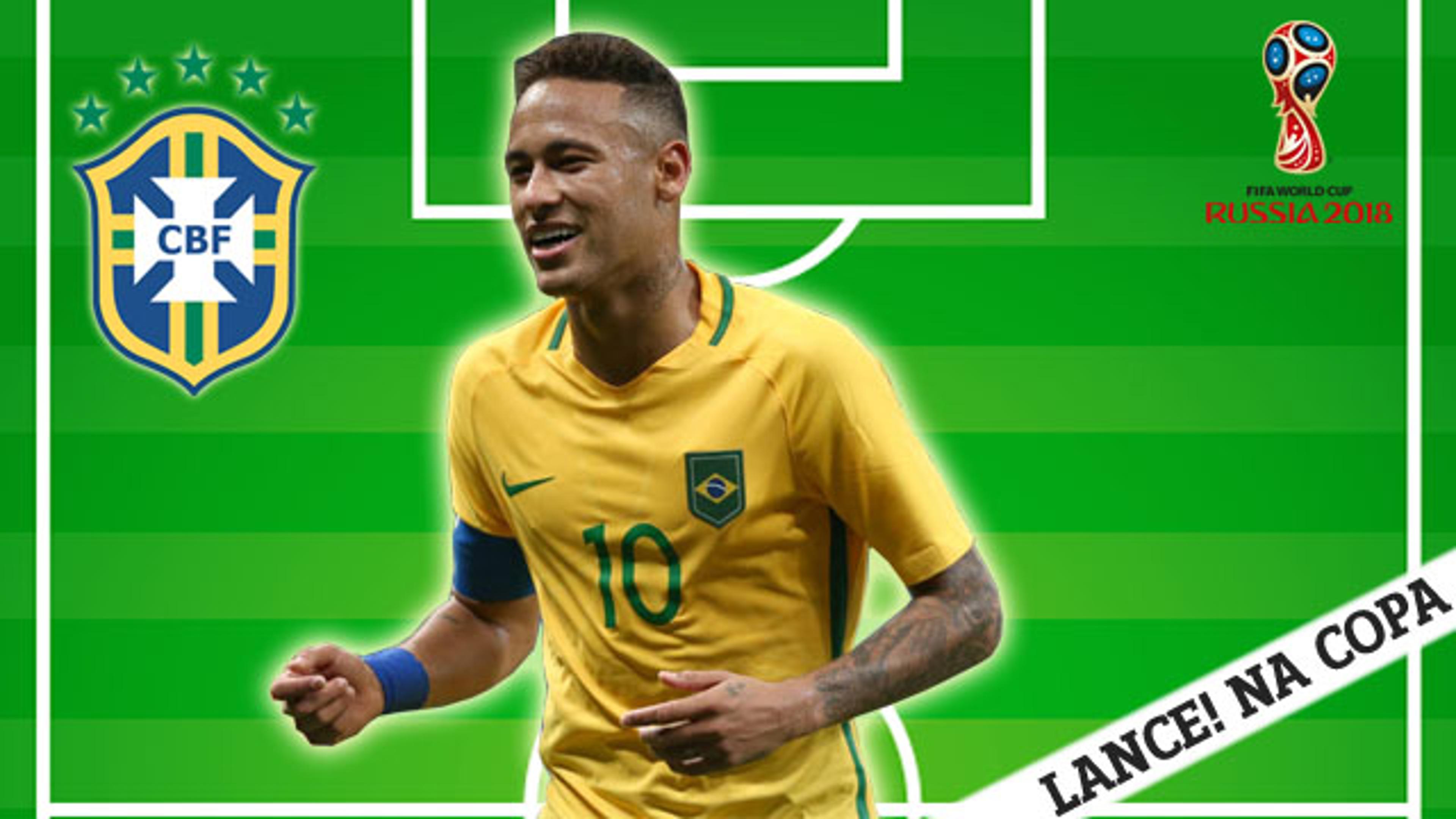 LANCE! NA COPA: Raio-X de Neymar, craque do Brasil na Rússia 2018