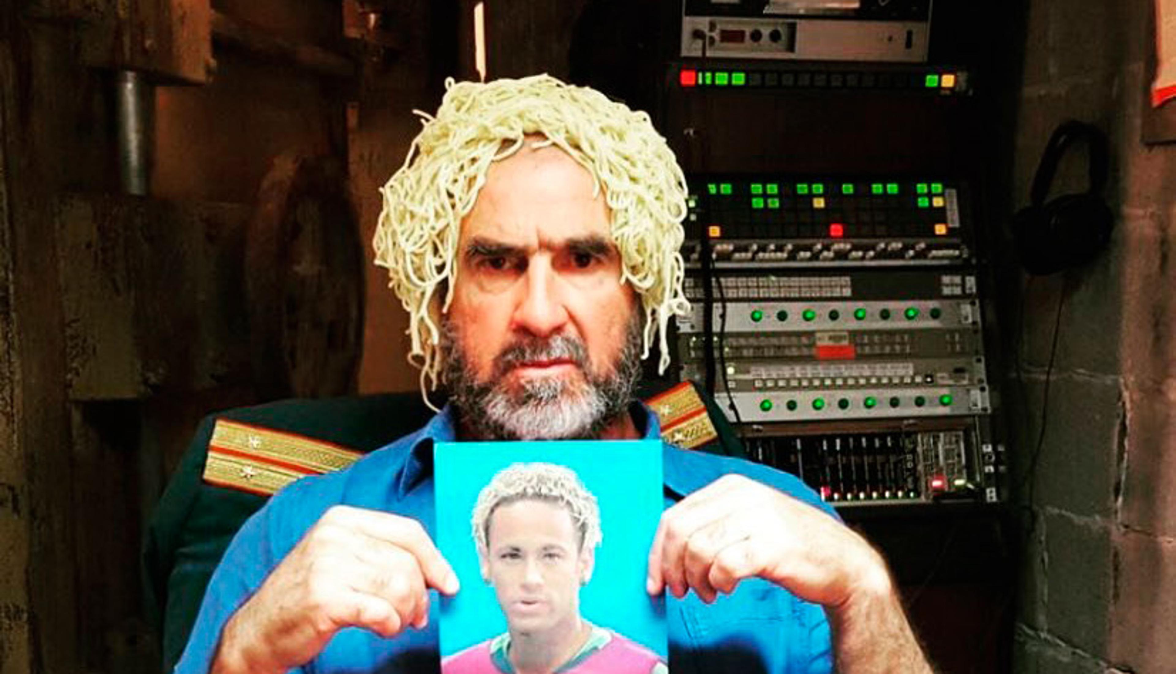 Ex-jogador da França, Eric Cantona tira sarro do novo cabelo de Neymar