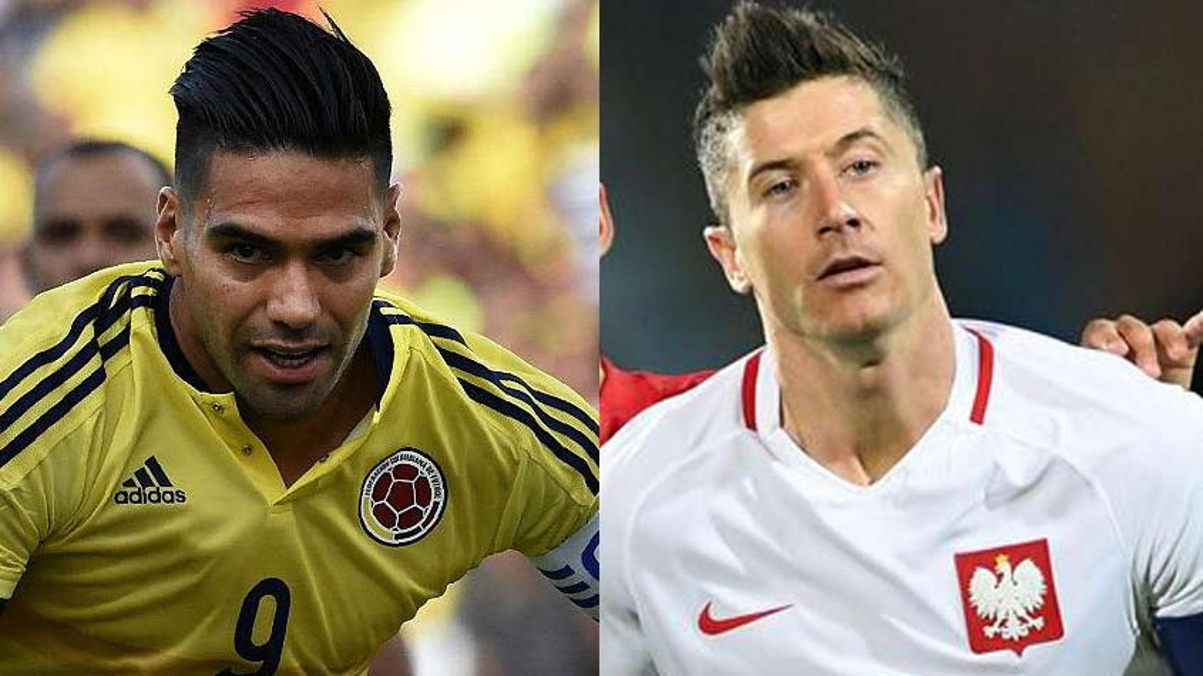 Falcao x Lewandowski: debutantes, goleadores duelam pressionados