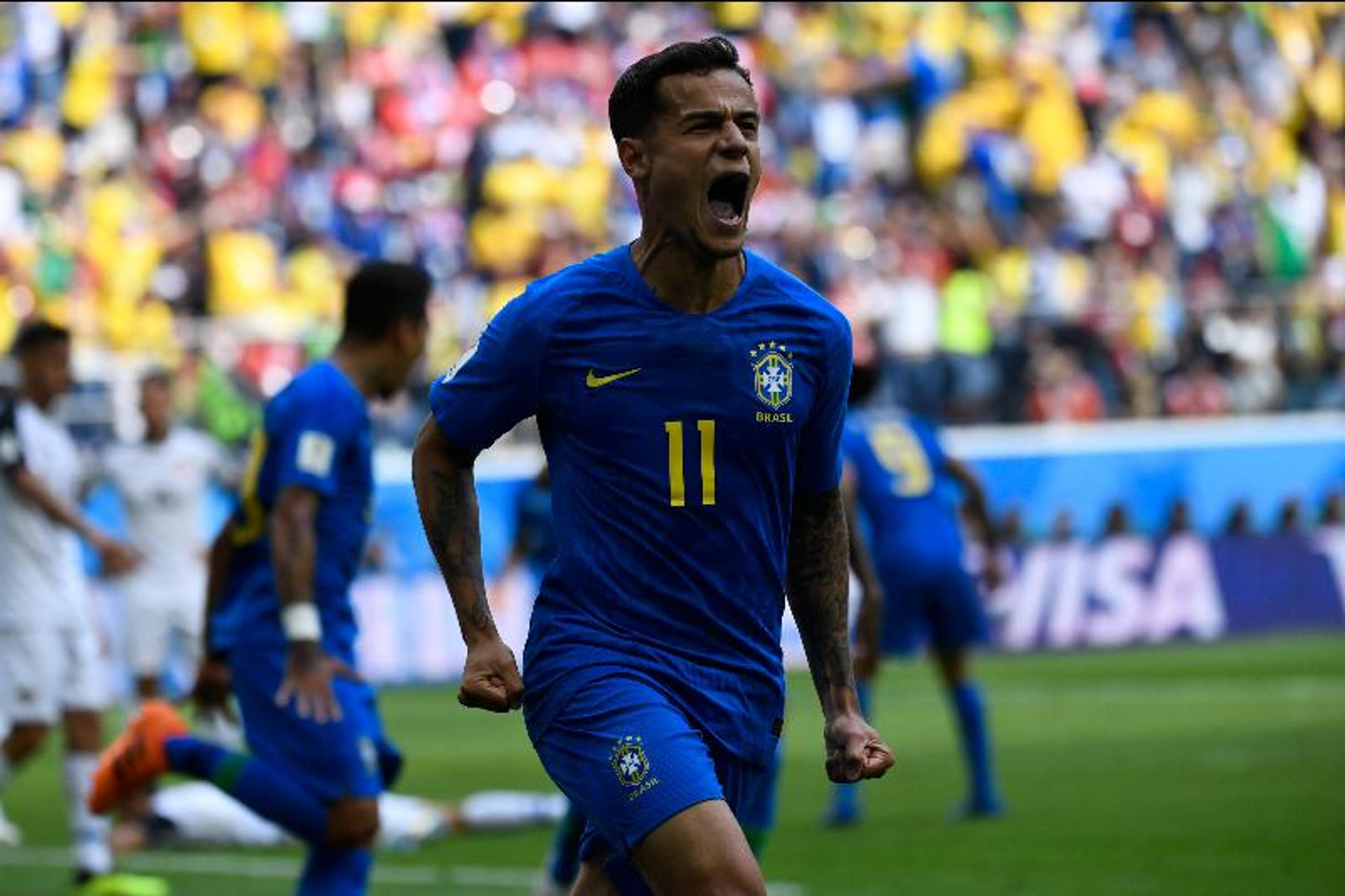 Com bico à la Romário e Ronaldo, Coutinho volta a salvar a Seleção