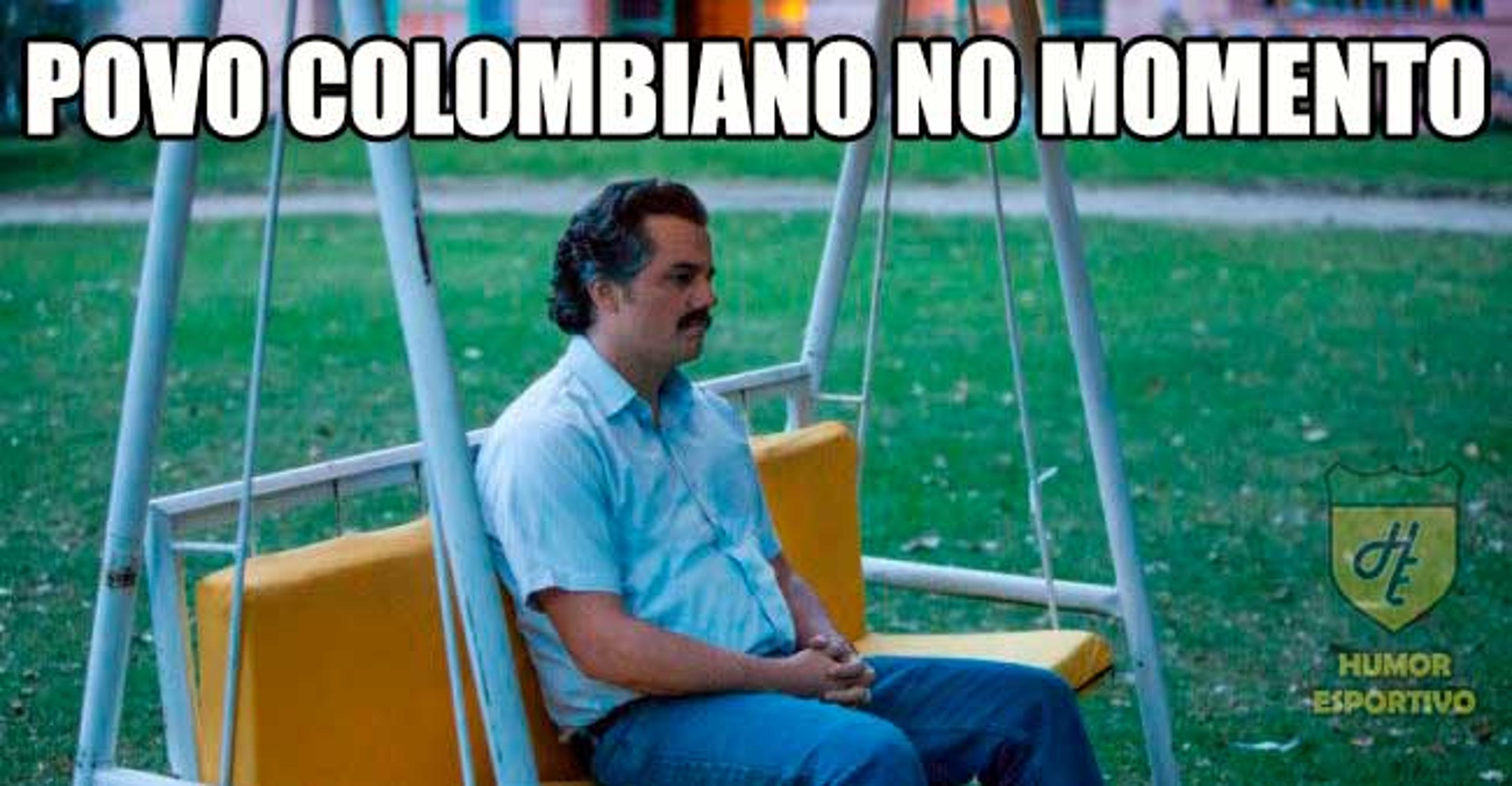 Maradona pé-frio e tristeza do Escobar: os memes de Inglaterra e Colômbia