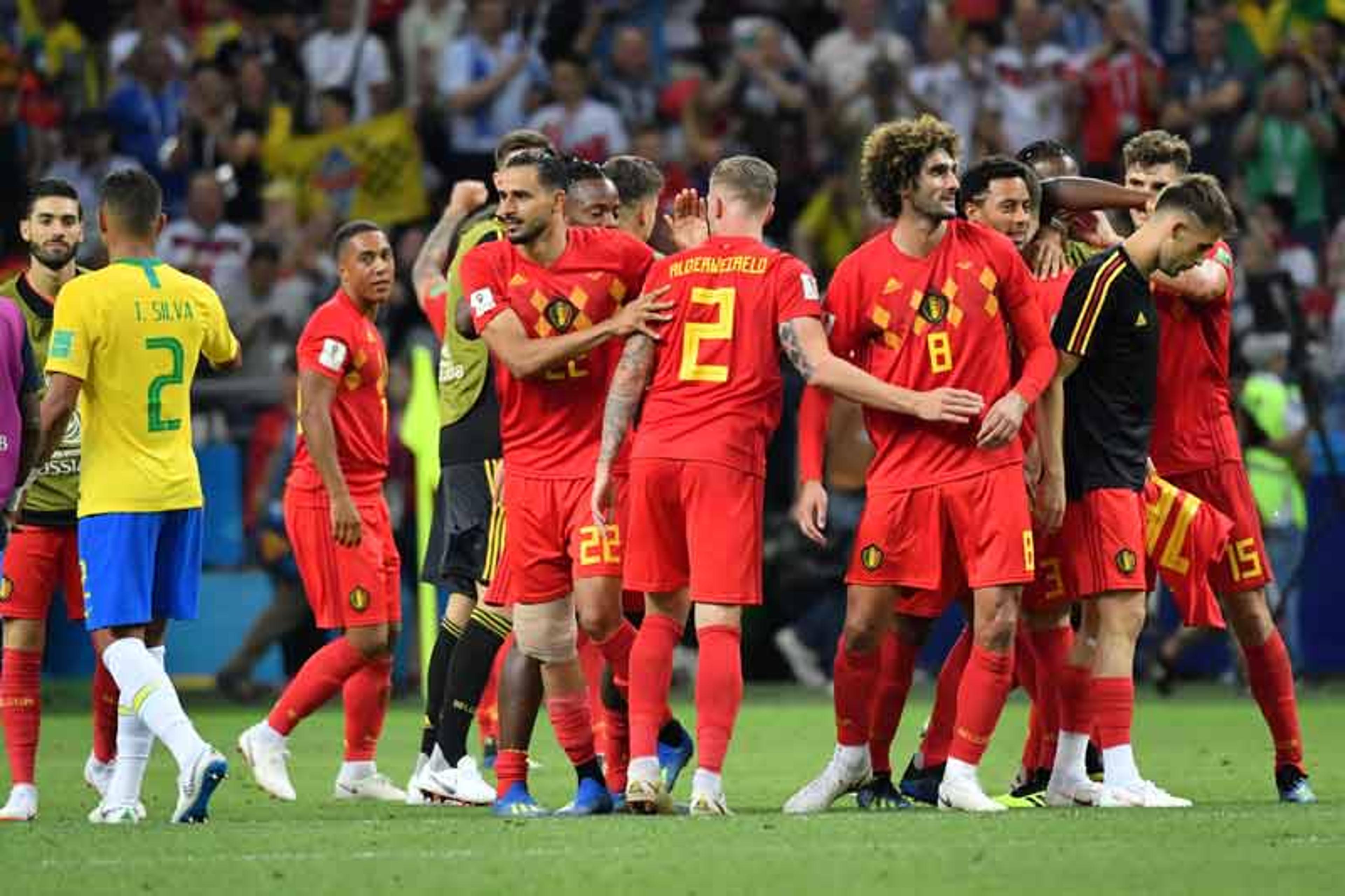 Witsel celebra maior jogo da história da Bélgica: ‘Está uma loucura total’