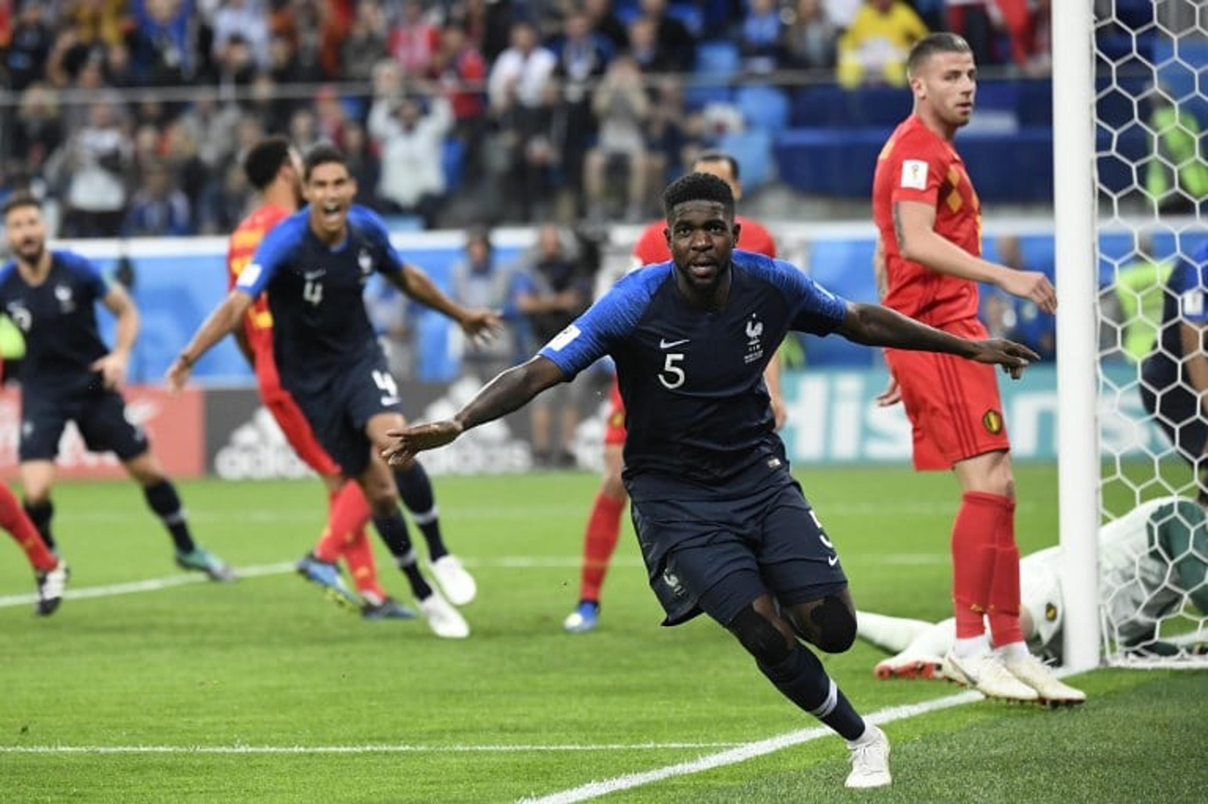 ‘Novo Puyol’, Umtiti se agiganta, salva Giroud e leva França à final