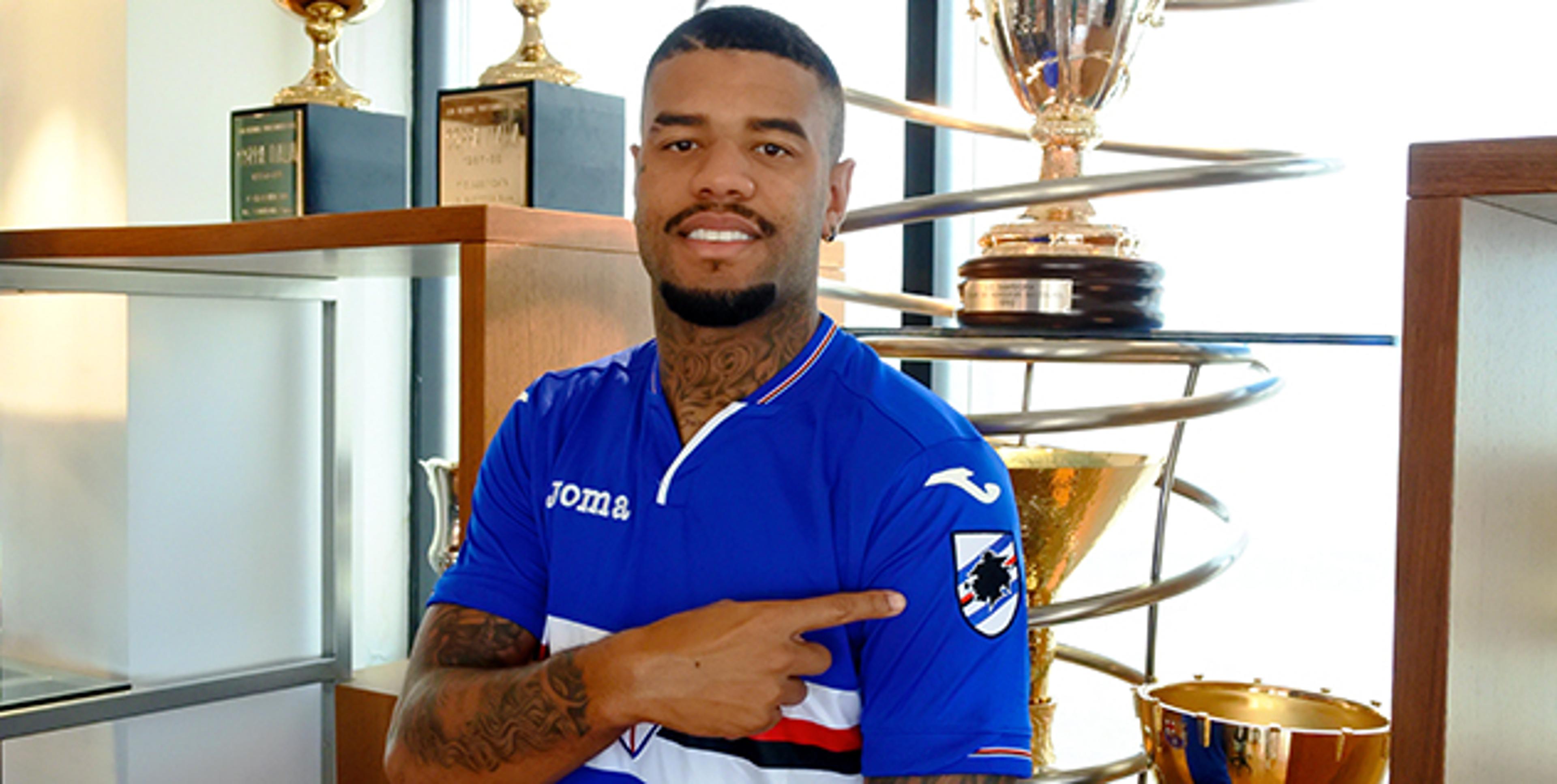 Sampdoria anuncia Júnior Tavares, lateral emprestado pelo São Paulo