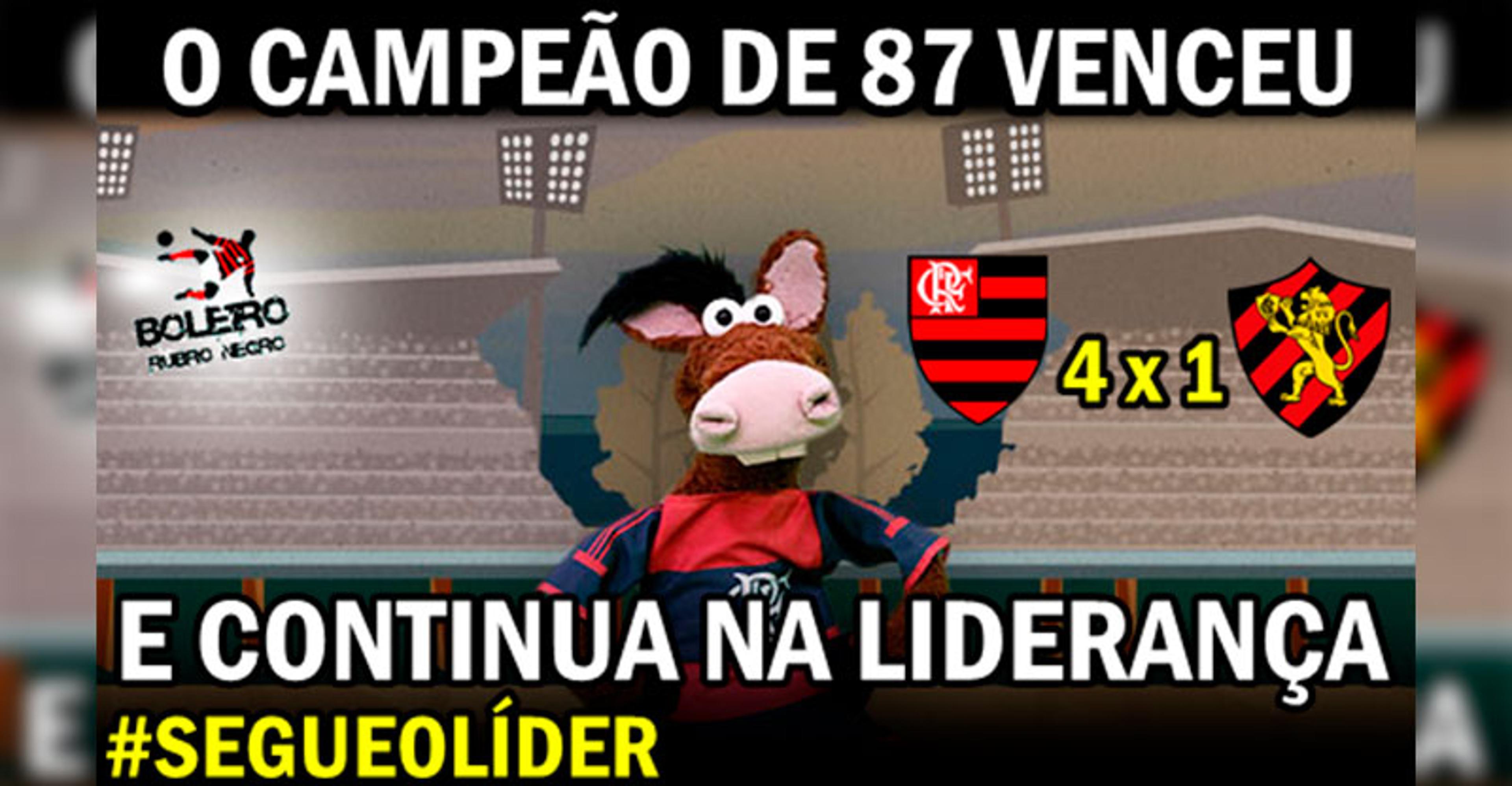 Flamenguistas cutucam rivais após goleada sobre o Sport; veja memes