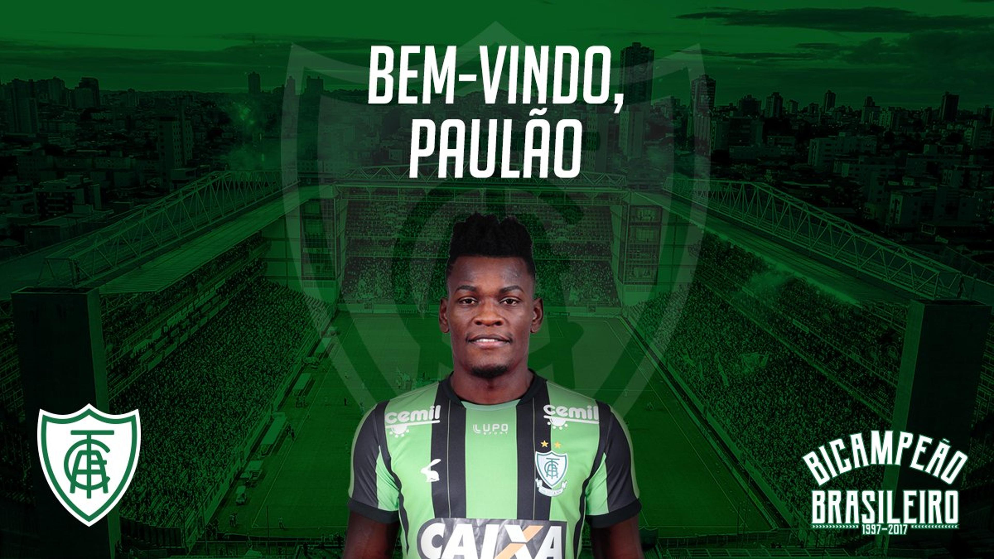 Paulão é anunciado pelo América-MG e vascaínos fazem piadas nos comentários