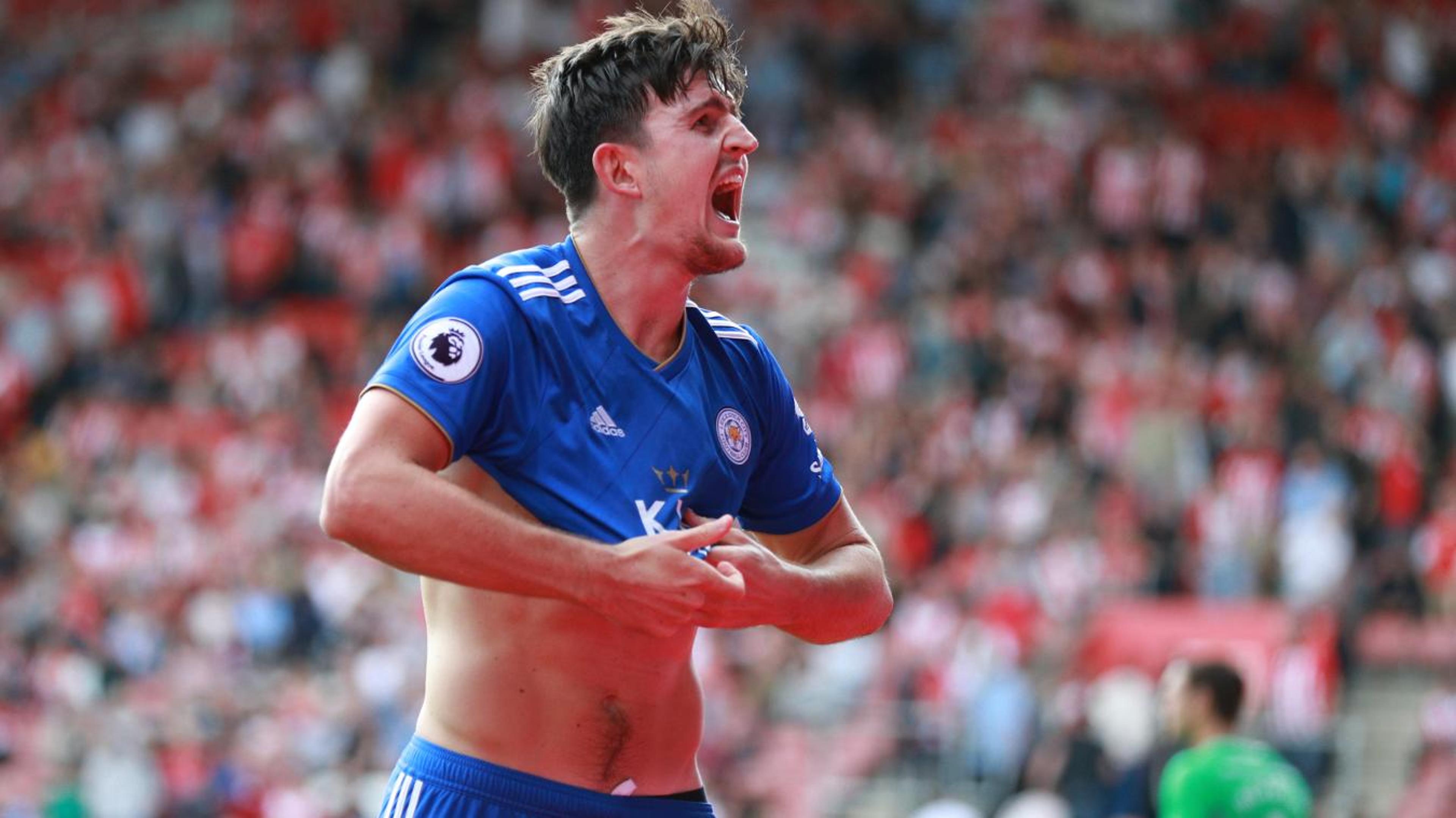 Zagueiro Harry Maguire renova com o Leicester por cinco anos