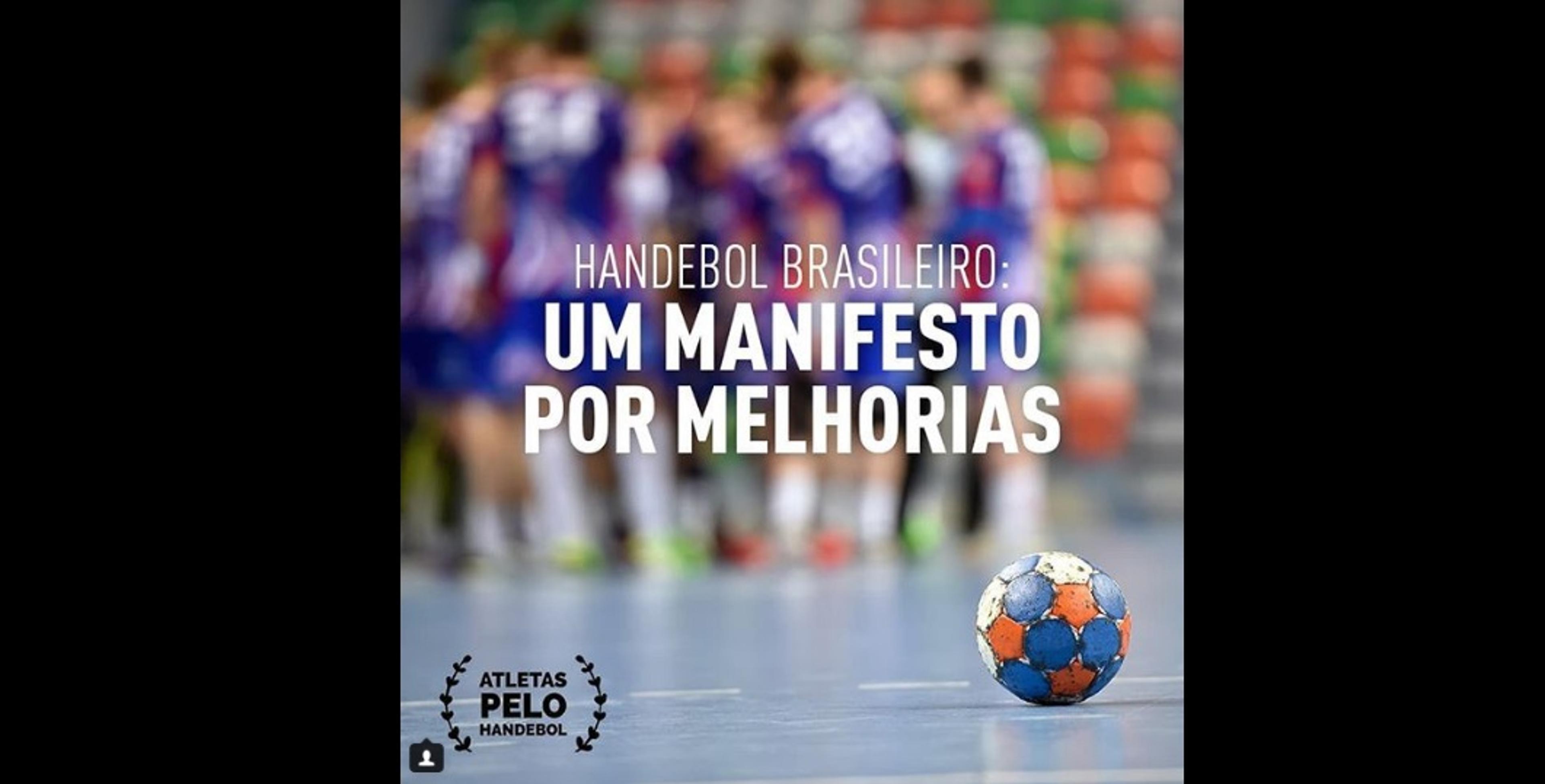 Atletas pelo Handebol publica manifesto em prol de melhorias