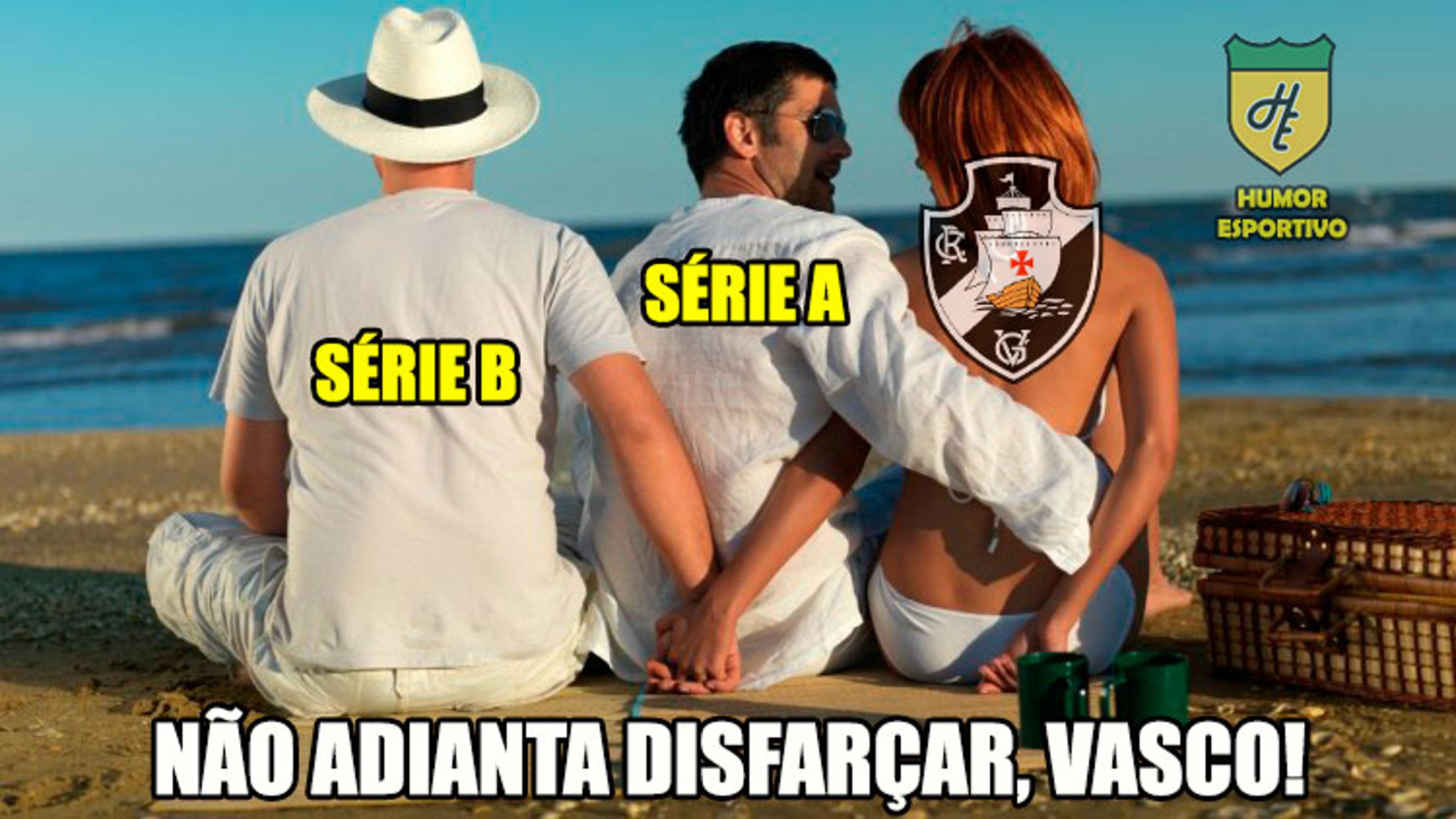 Vasco entra no Z4 e rivais não perdoam nos memes