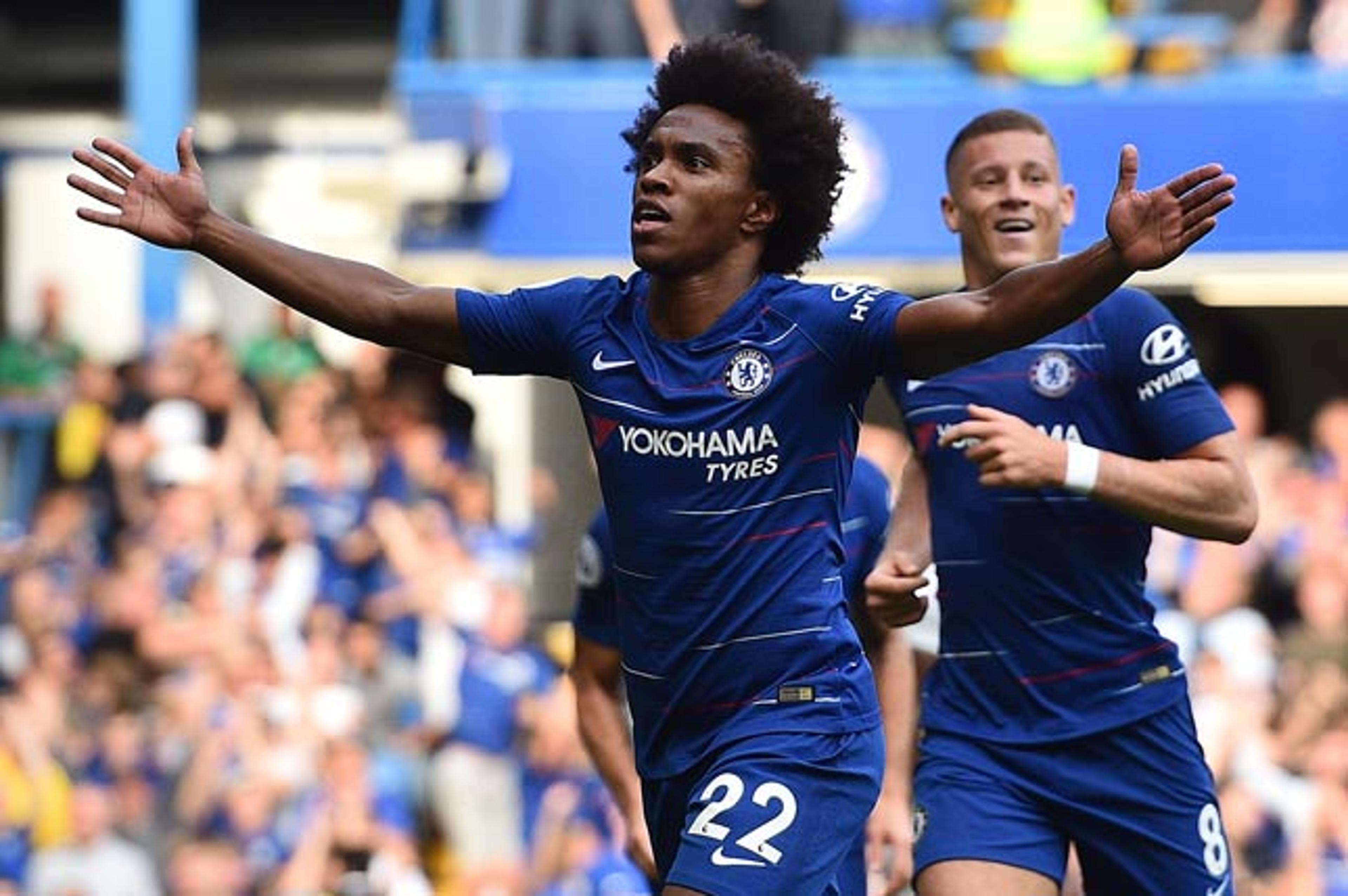 Willian é o segundo brasileiro a completar 200 jogos na Premier League