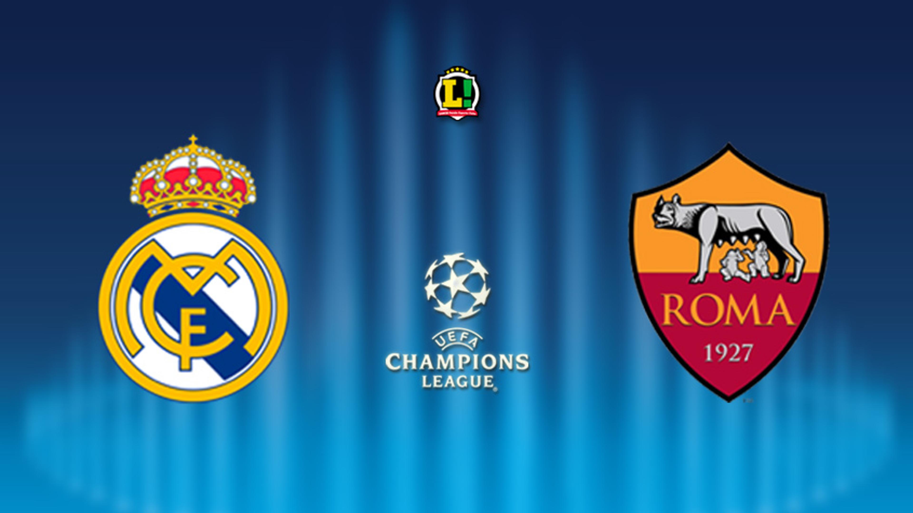 Real Madrid inicia defesa do tri da Champions contra a Roma