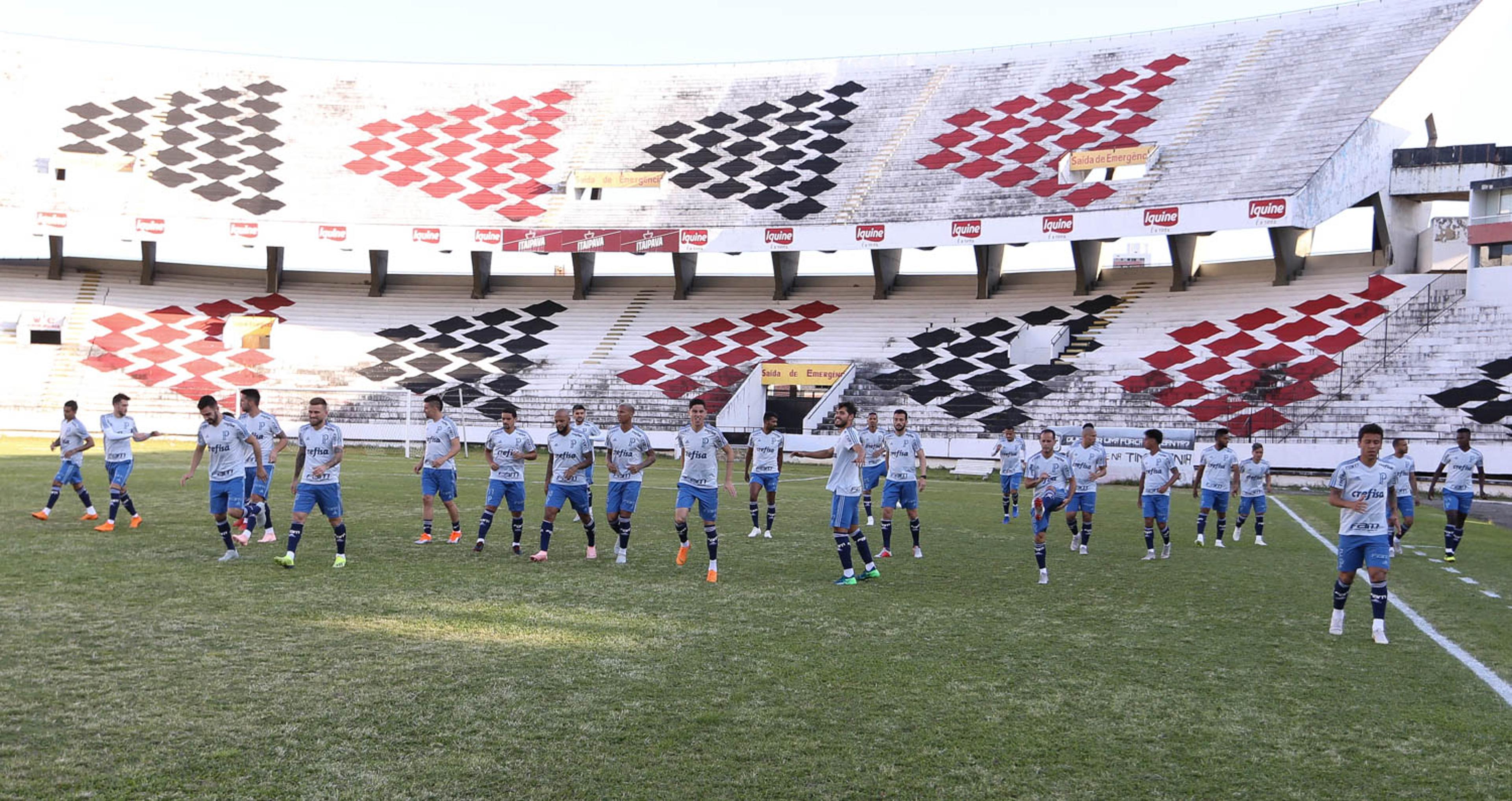 Luan e Guerra treinam com o Palmeiras em Recife neste sábado