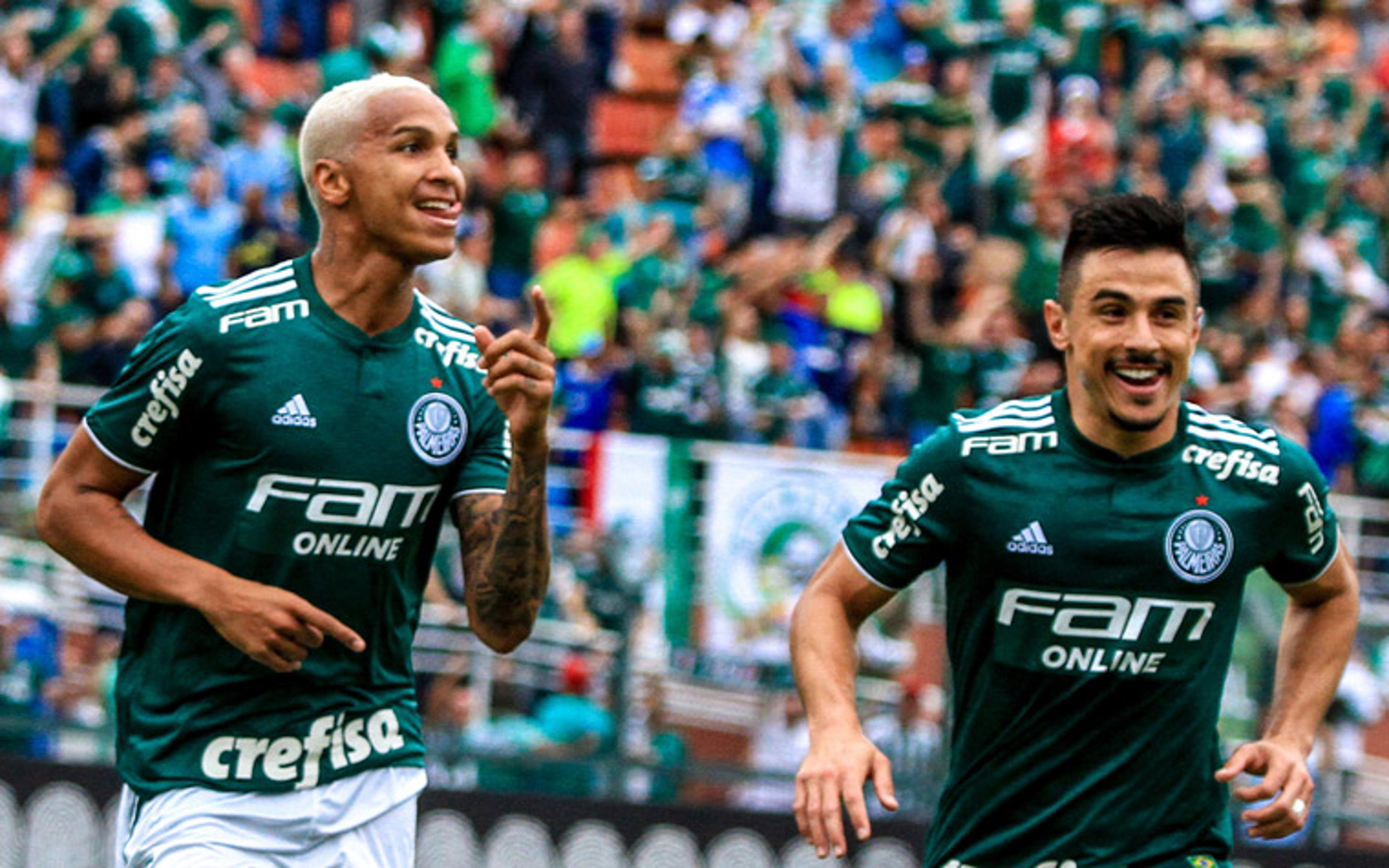 Palmeiras chega aos 100 gols em 2018 e lidera a artilharia entre os times da Série A