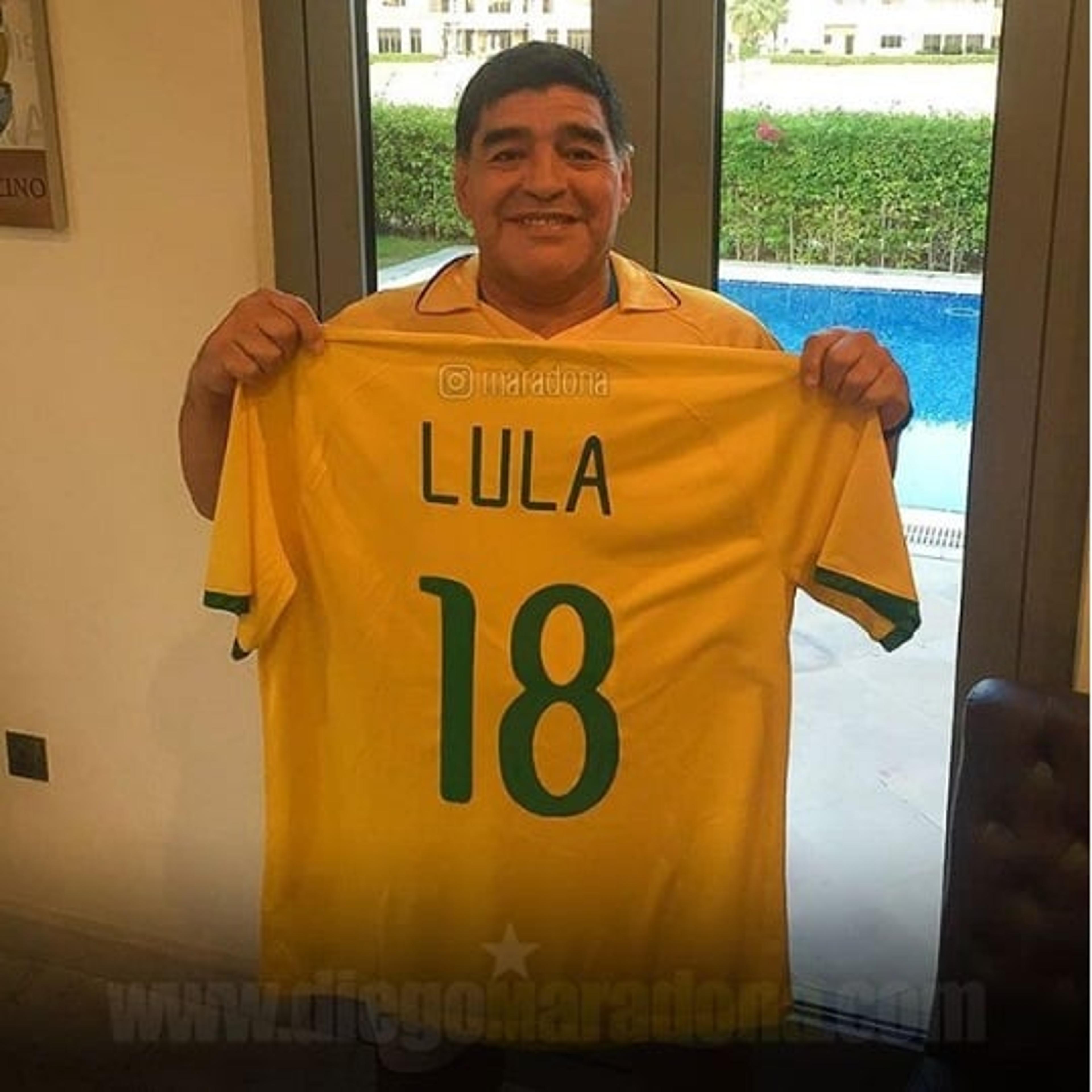 Lula cita rivalidade em campo e homenageia Maradona: ‘Foi um grande amigo do Brasil’