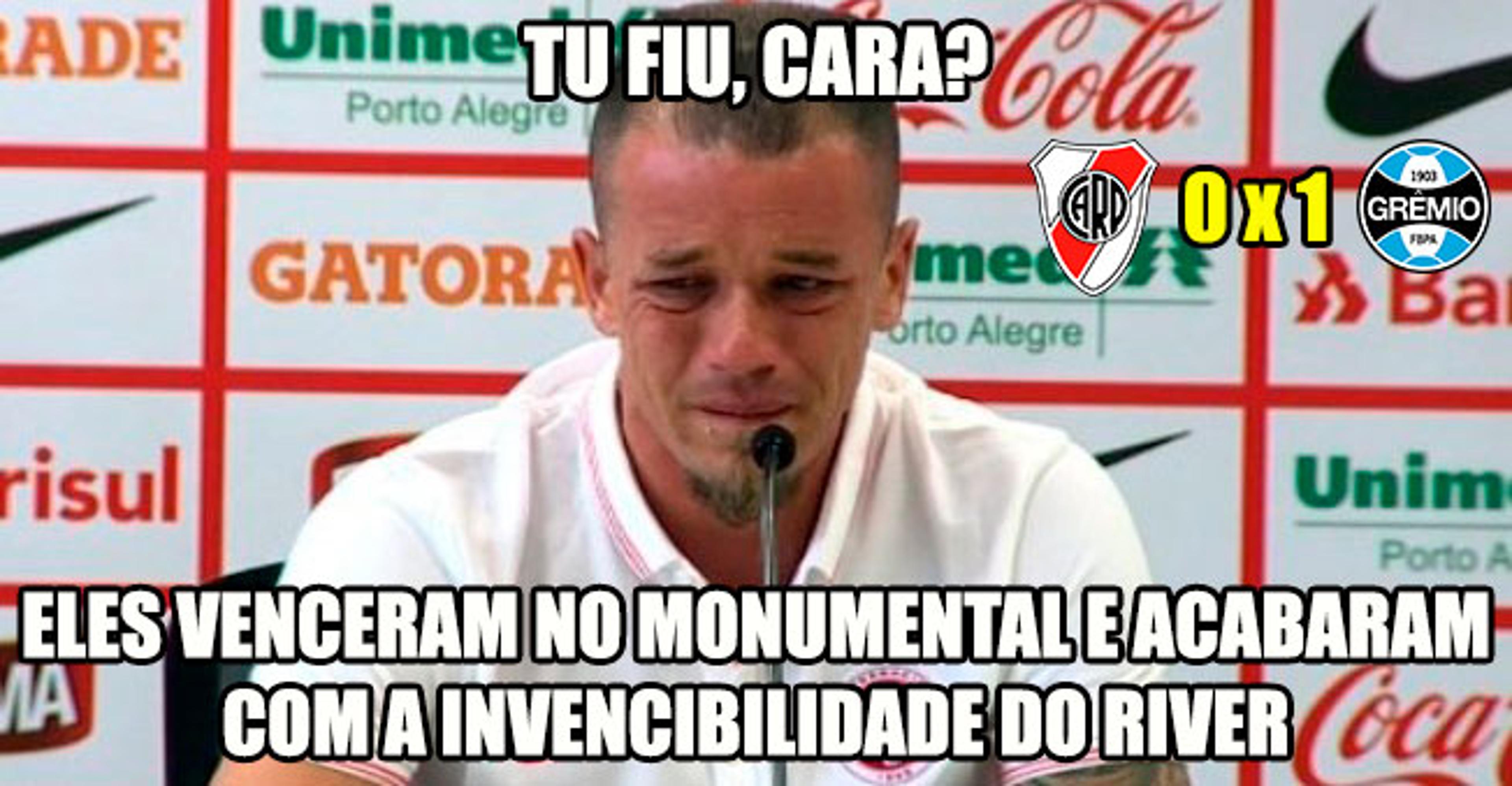 Monumental! Os melhores memes da vitória do Grêmio sobre o River Plate