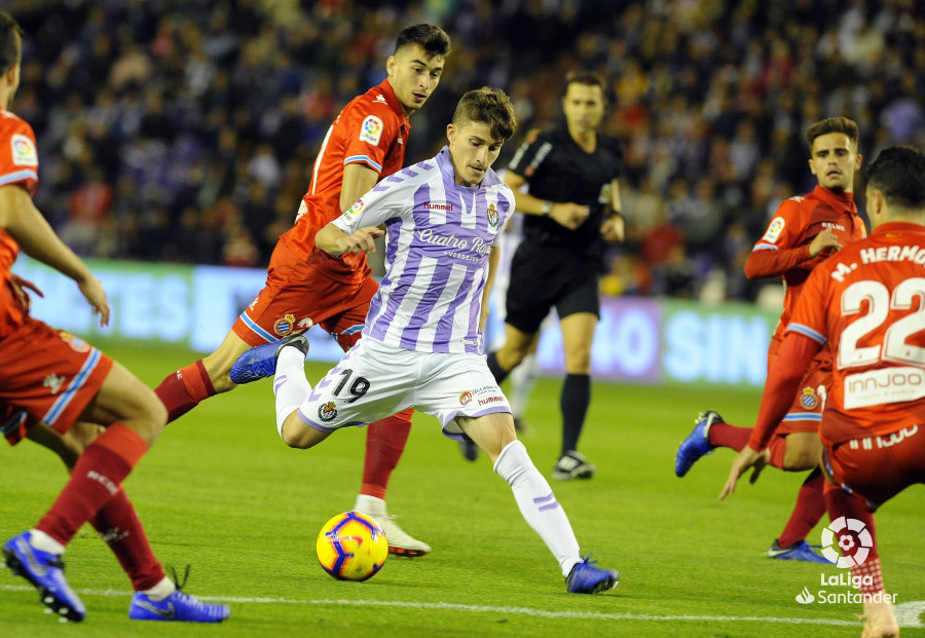 No último minuto de jogo, Valladolid arranca empate com Espanyol