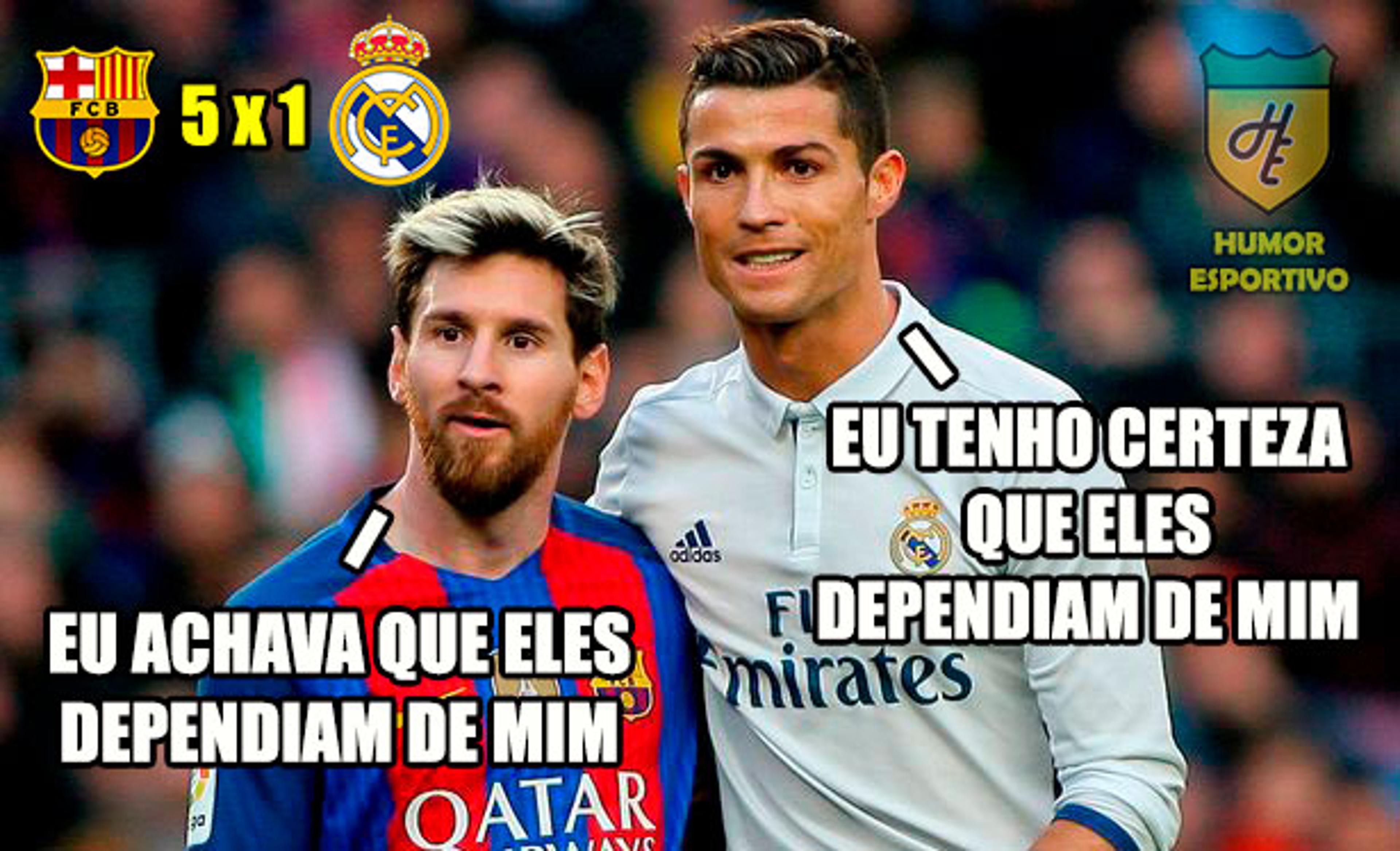 Os melhores memes do massacre do Barcelona sobre o Real Madrid