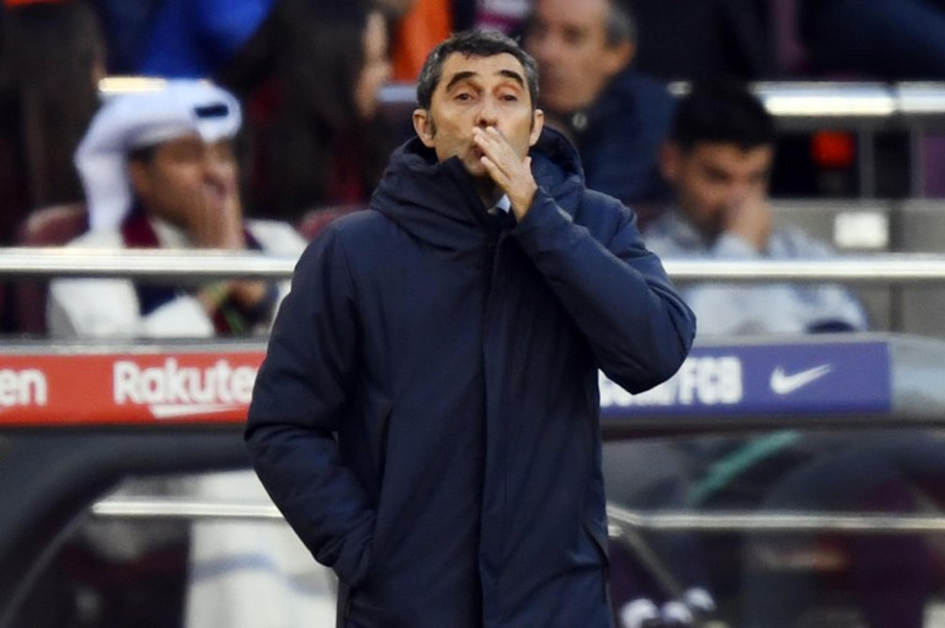 Ernesto Valverde elogia atuação do Barça: ‘Dominamos completamente’