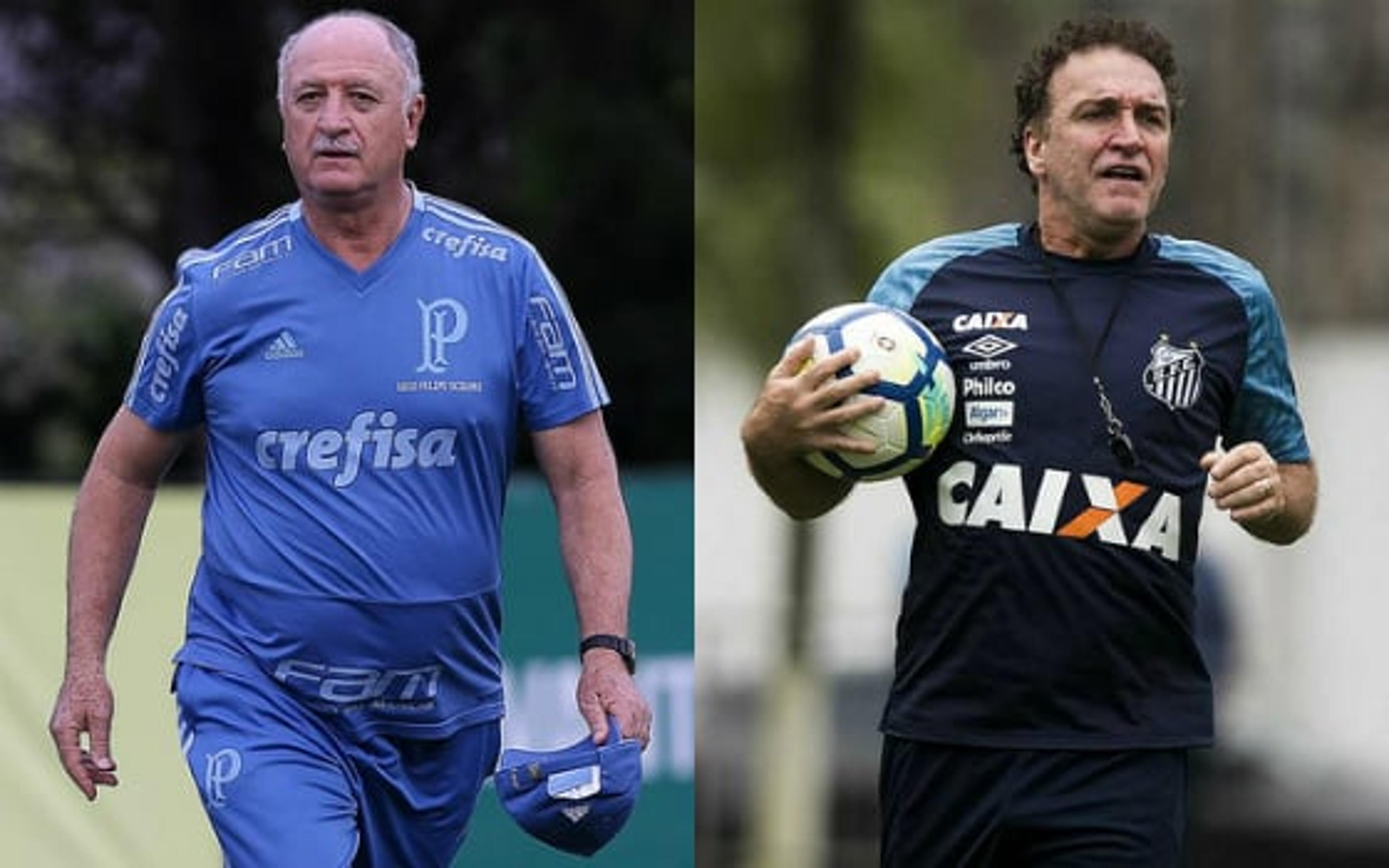 100 jogos x maior do Allianz: o duelo entre Felipão e Cuca neste sábado