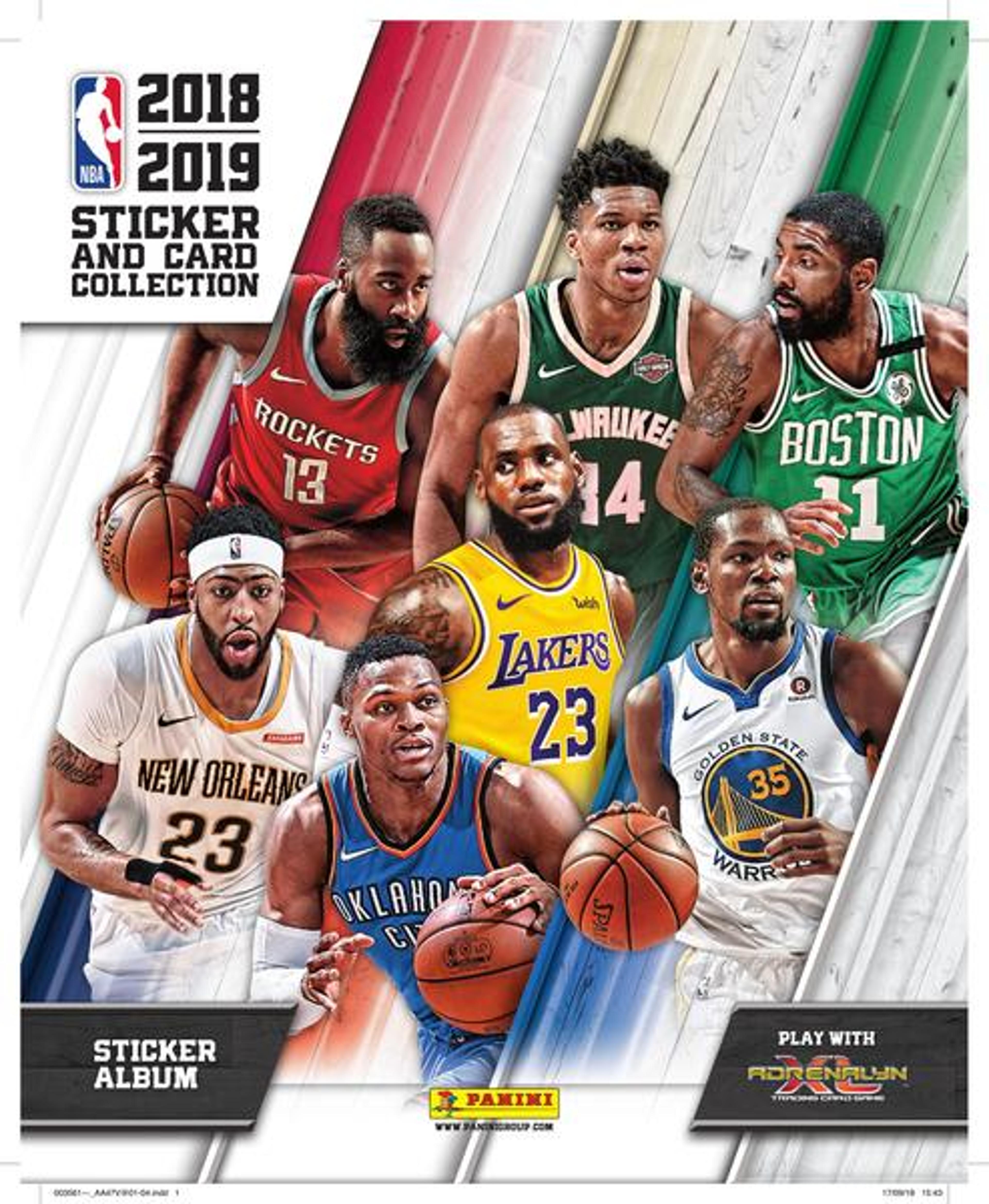 Panini lança álbum de figurinhas da nova temporada da NBA nesta terça