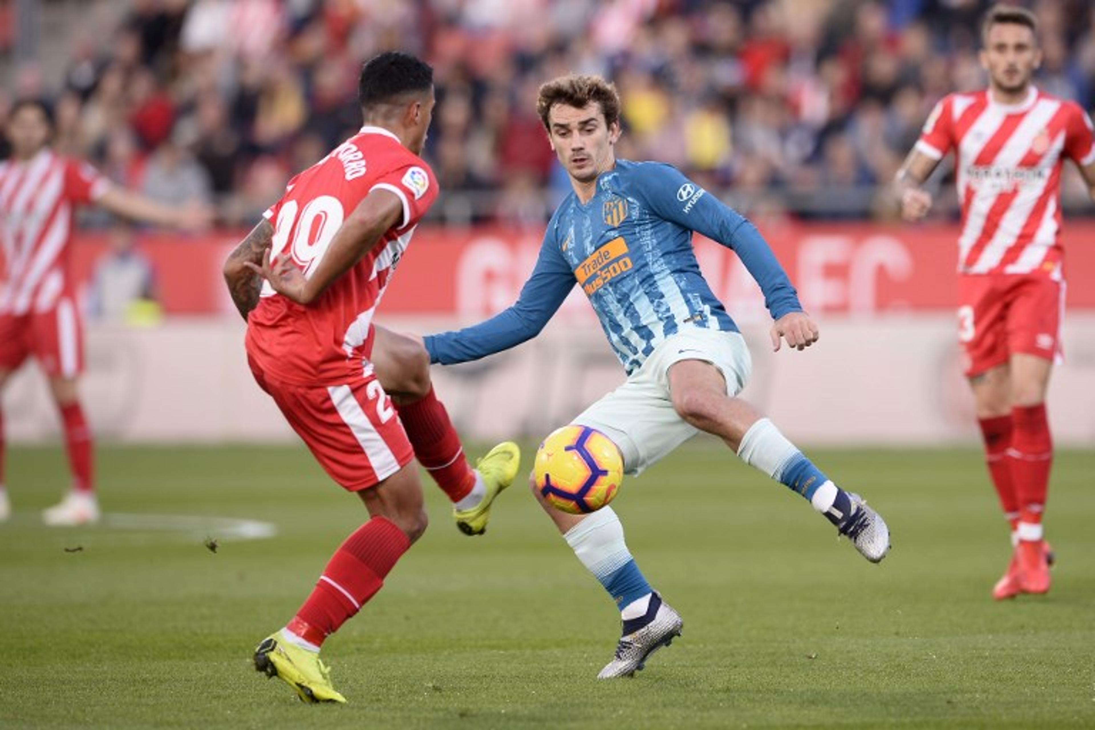 No Espanhol, Atlético sai atrás mas busca empate no fim com Girona