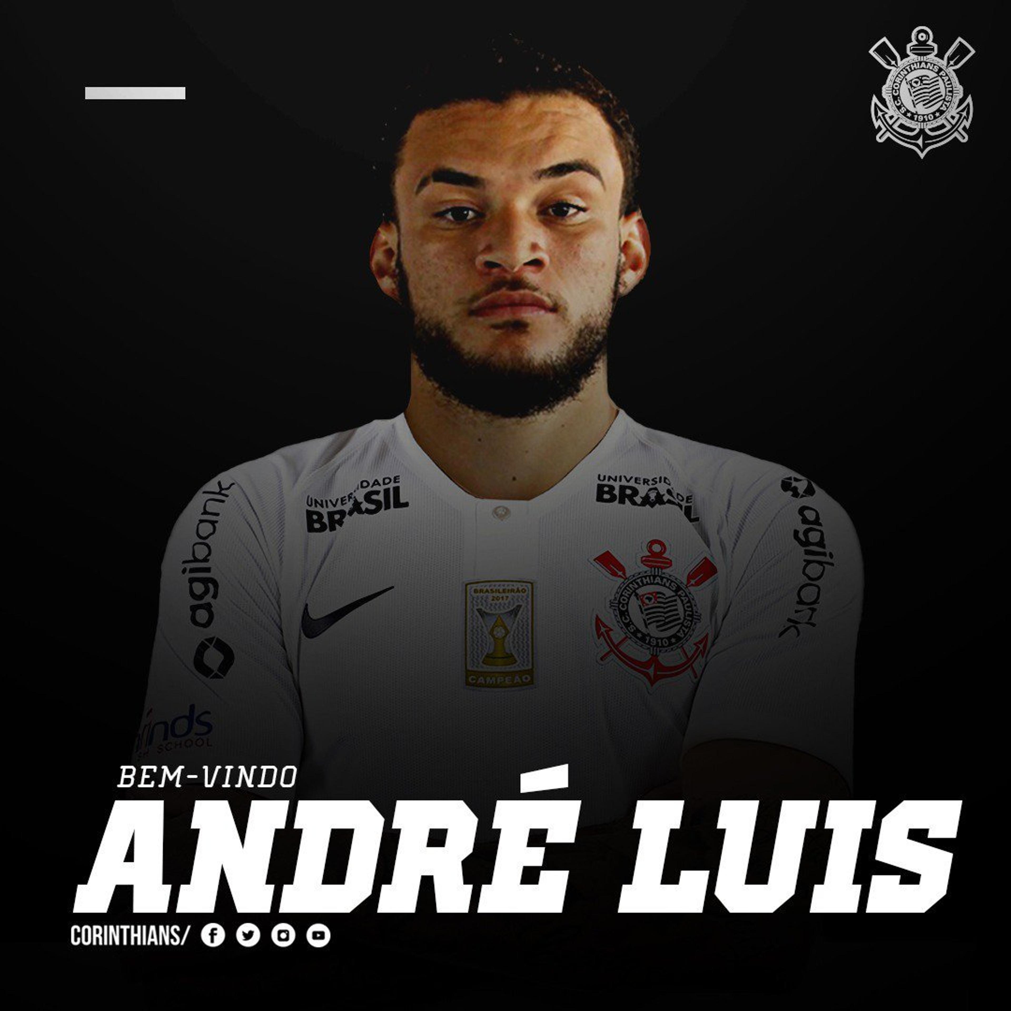 Corinthians anuncia contratação de atacante Andre Luis