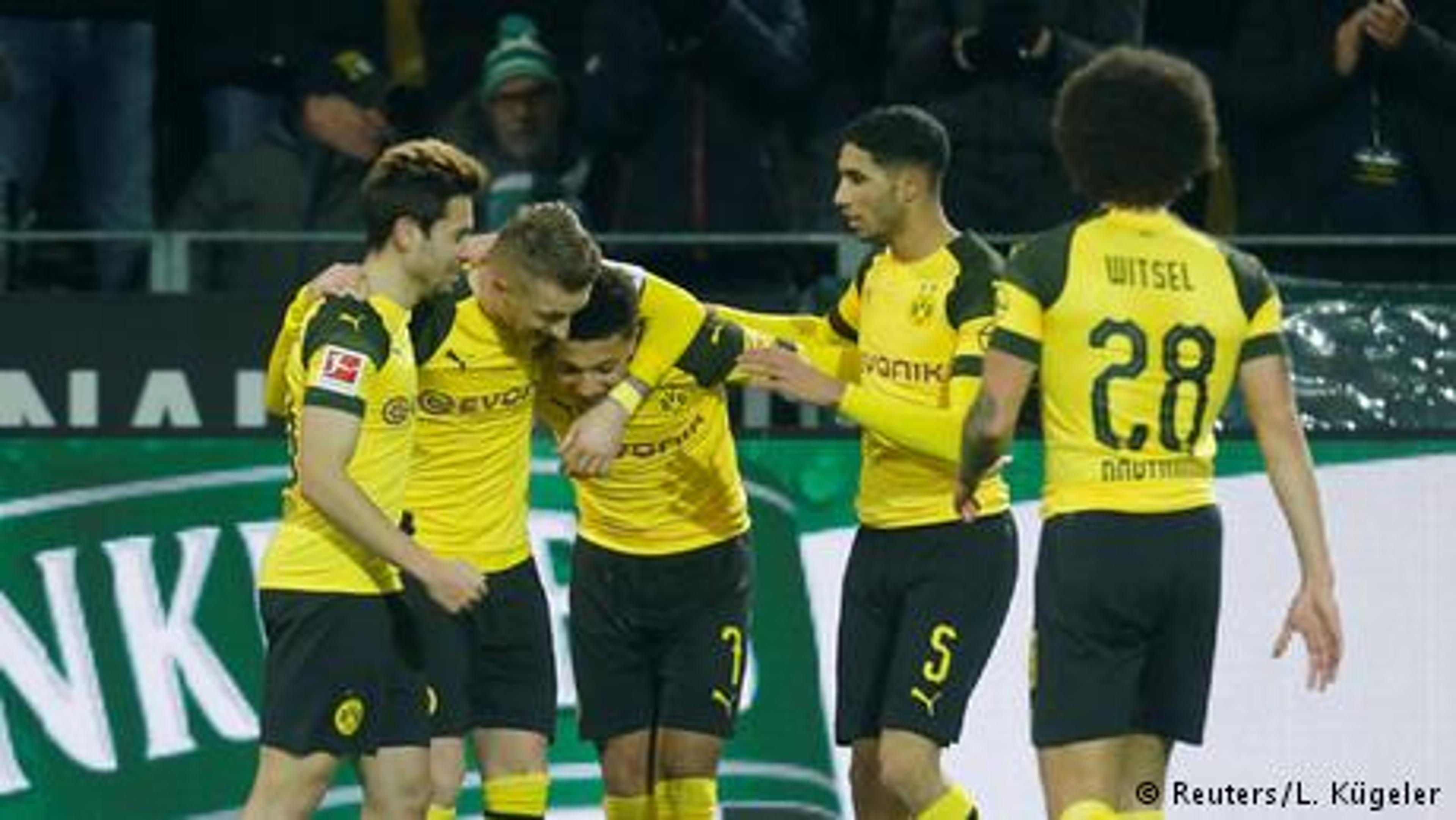 VÍDEO: Dortmund bate Werder Bremen e amplia série invicta na Bundesliga